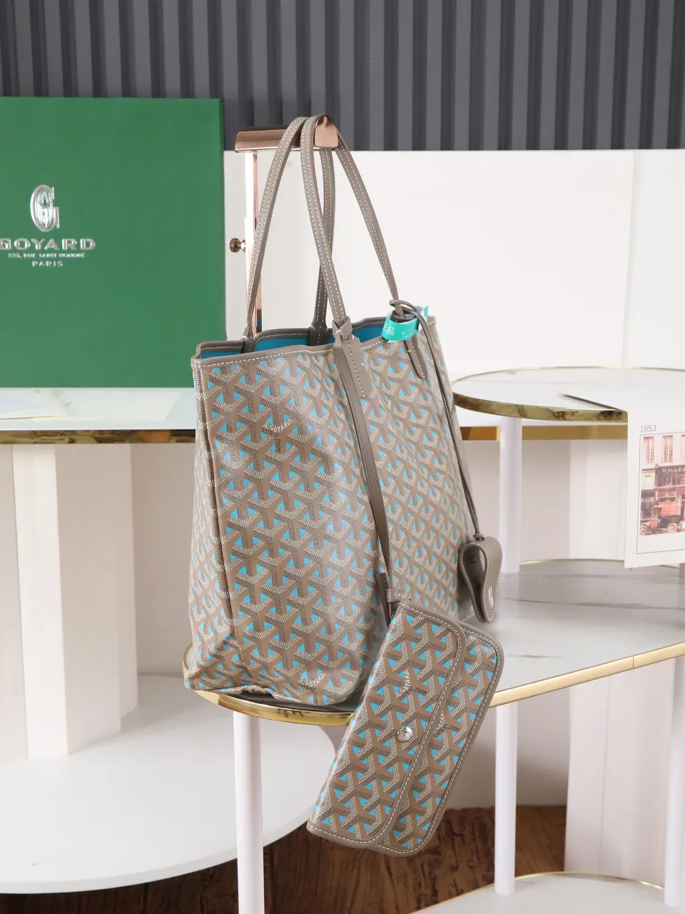 Goyard 帆布 腋下包 复古腋下背款