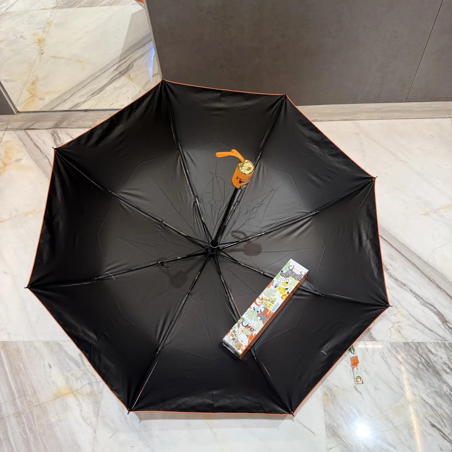 Hermès 黑色 雨伞 精致配飾