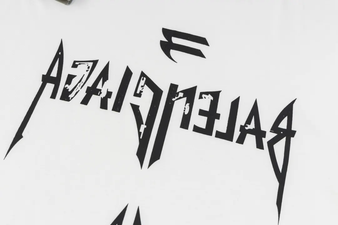 Balenciaga 黑色 短袖T恤 宽松休闲