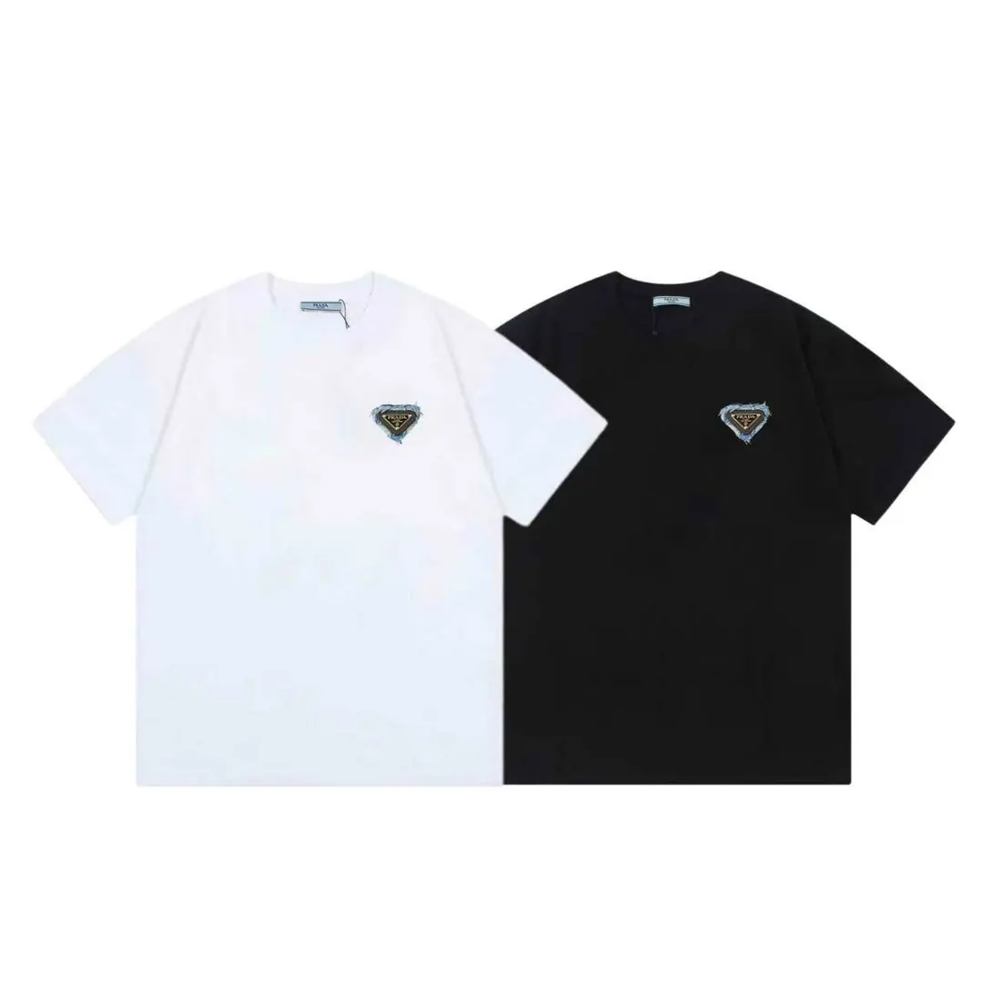 Prada T-Shirt Cotton Triangle Logo