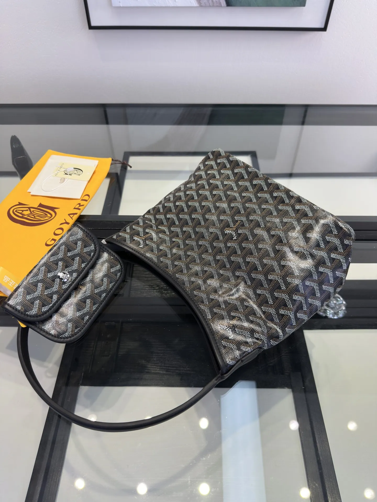 Goyard Black Tote Bag