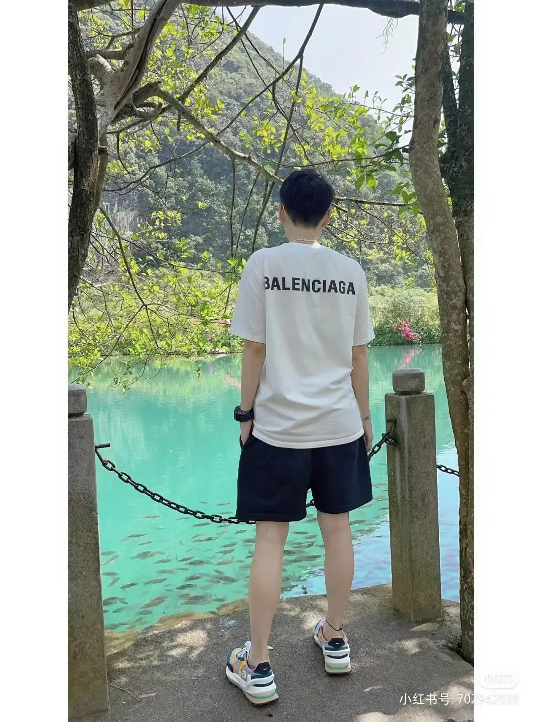 Balenciaga 黑色 純棉 Logo 短袖T恤(數字9) Balenciaga 黑色 純棉 Logo 短袖T恤(數字9)