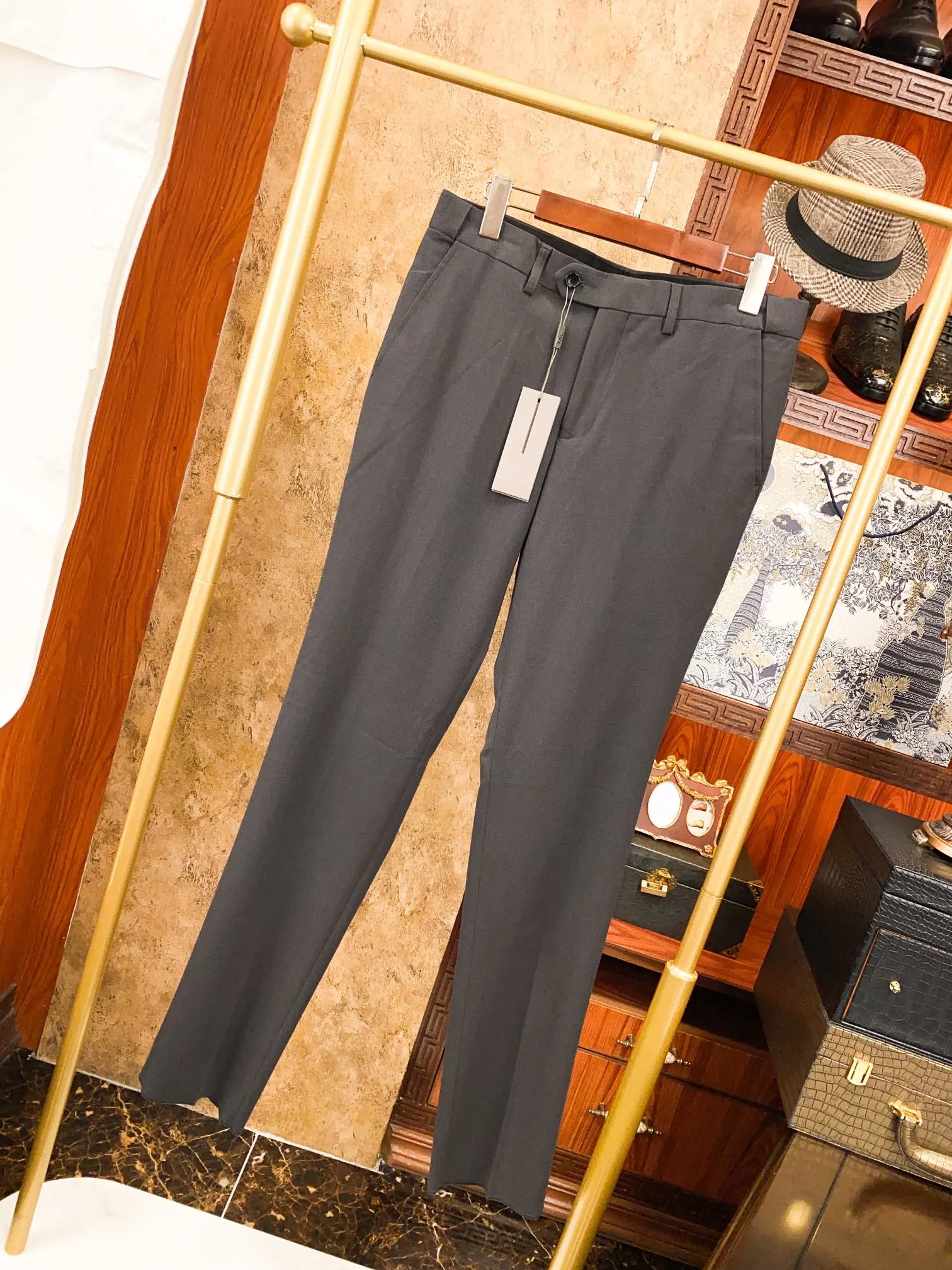 Dior Gray Jacket Stand Collar