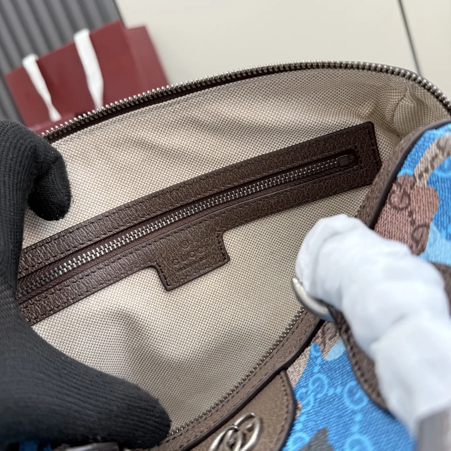 Blue Brown Fashion Item Travel Classic