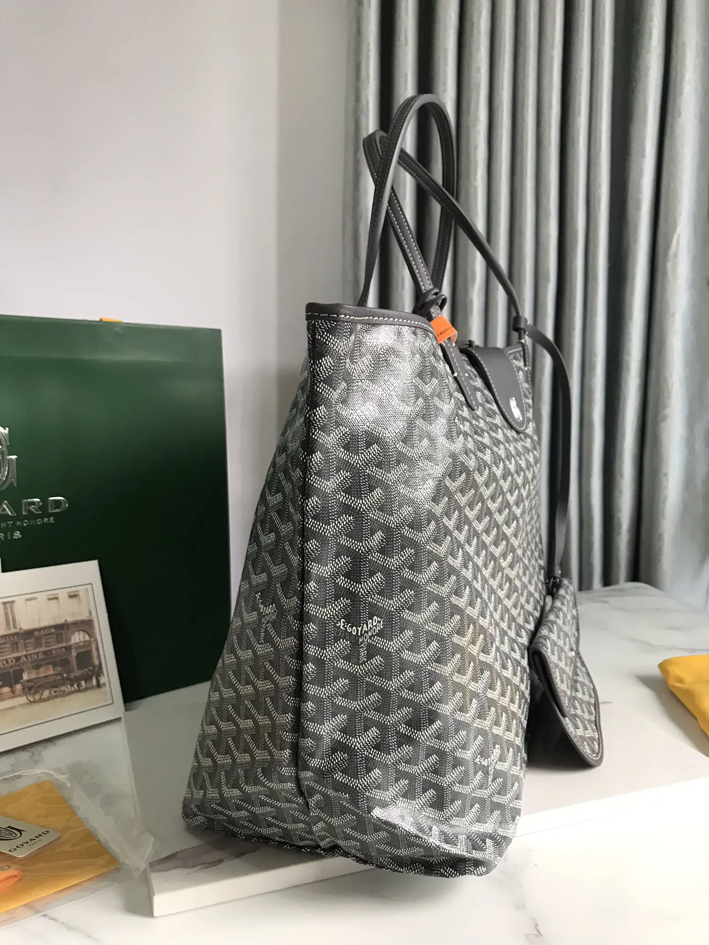 Gray Tote Bag