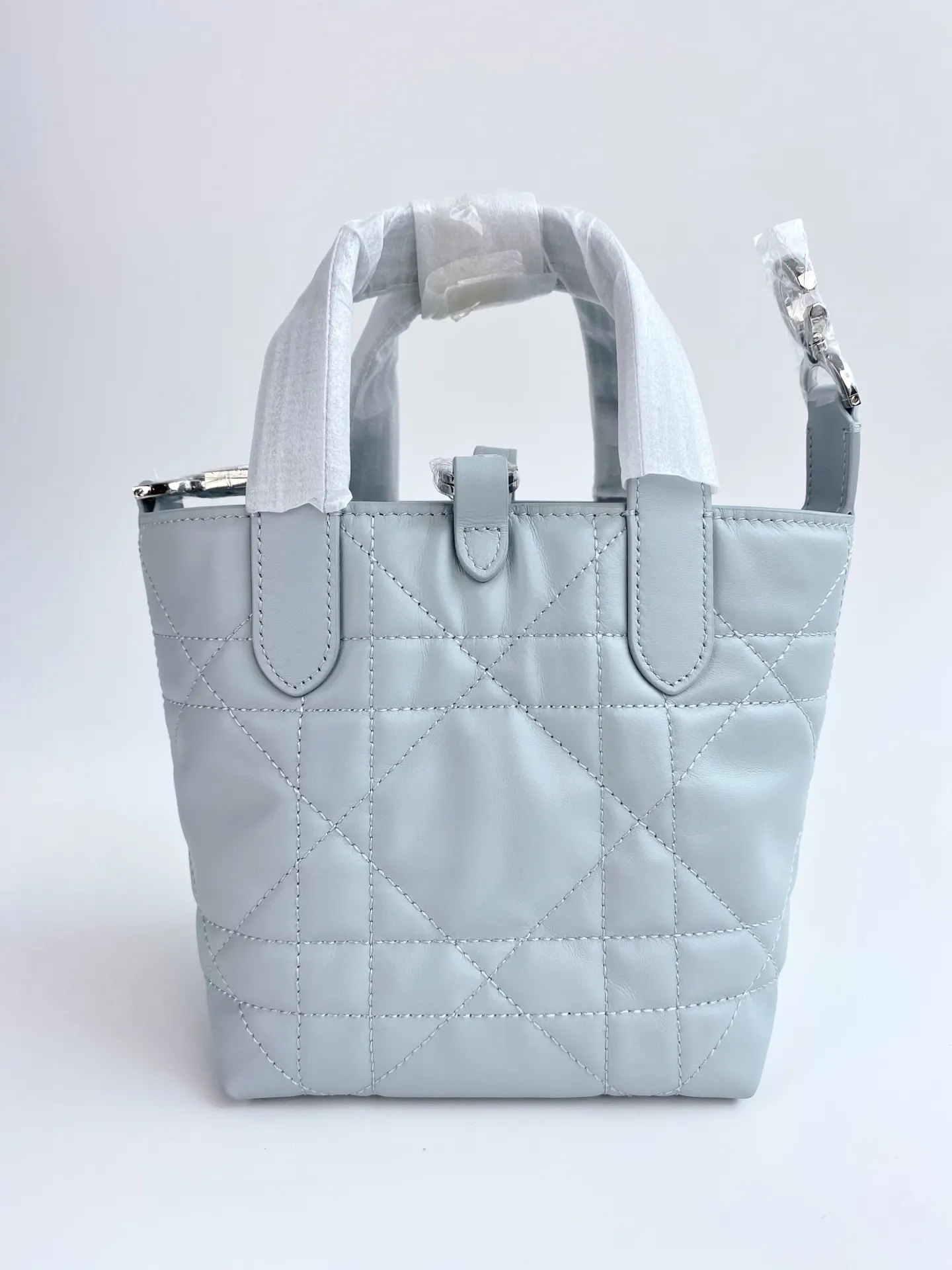 Dior Toujours 浅蓝色牛皮手袋 小号斜挎