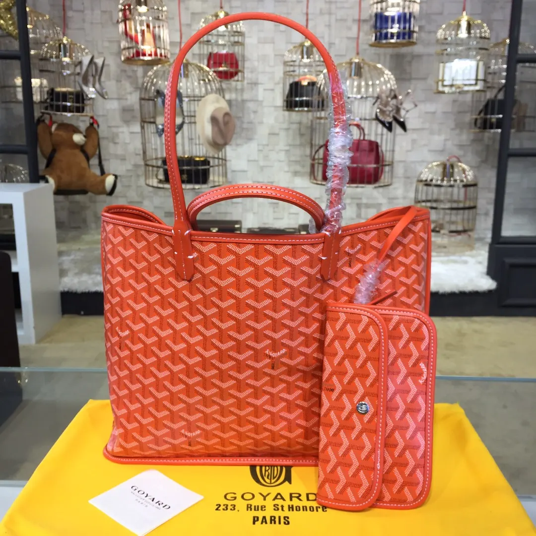 Goyard 戈雅 双面可用 充满法式优雅 订制Y字母涂鸦料 皮轻 旅行袋 大容量旅行款