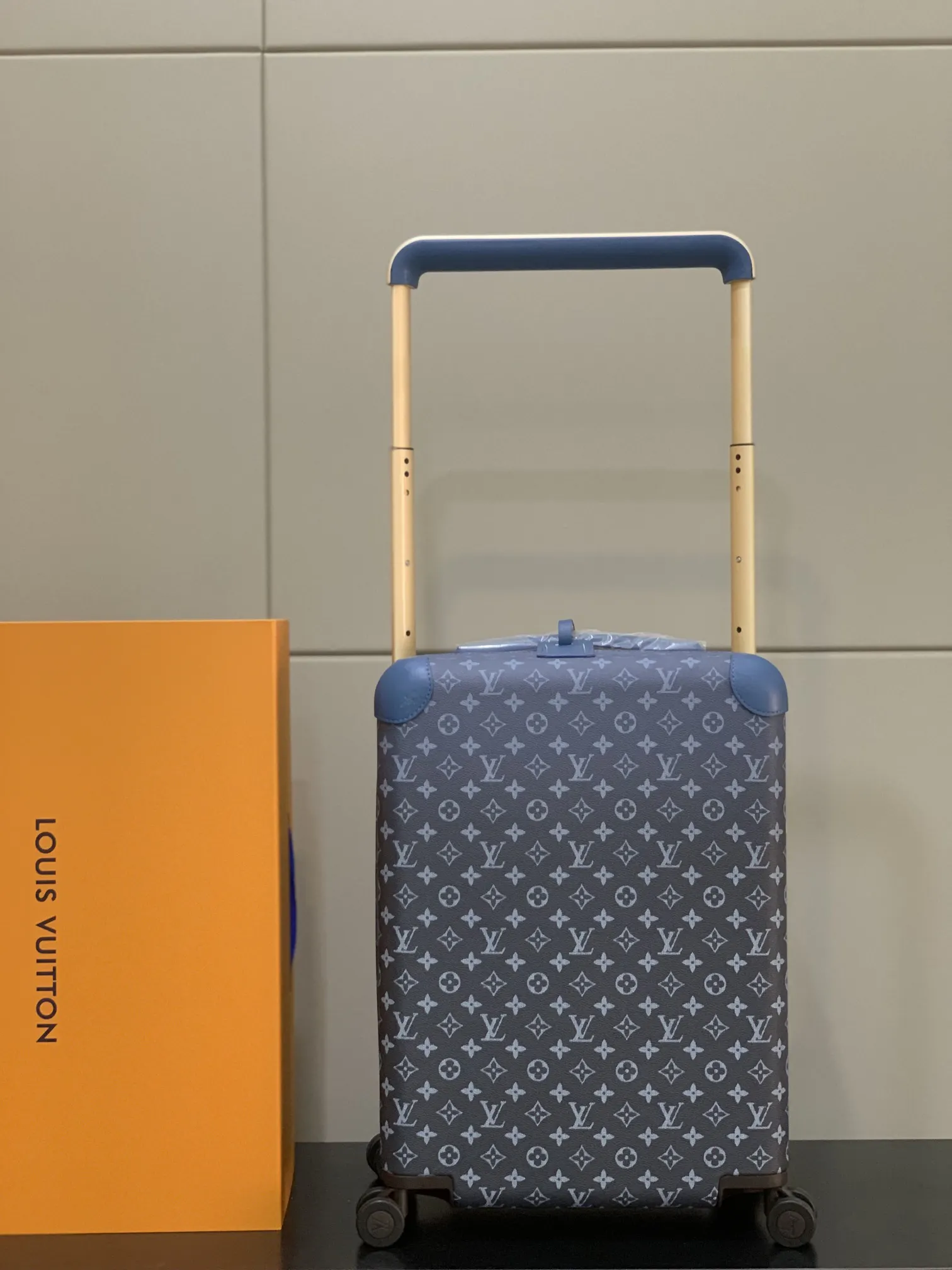 驴牌拉杆箱旅行箱 路易v 变色皮 海关锁 万向 行李箱 旅行拉杆款 輕便出行款