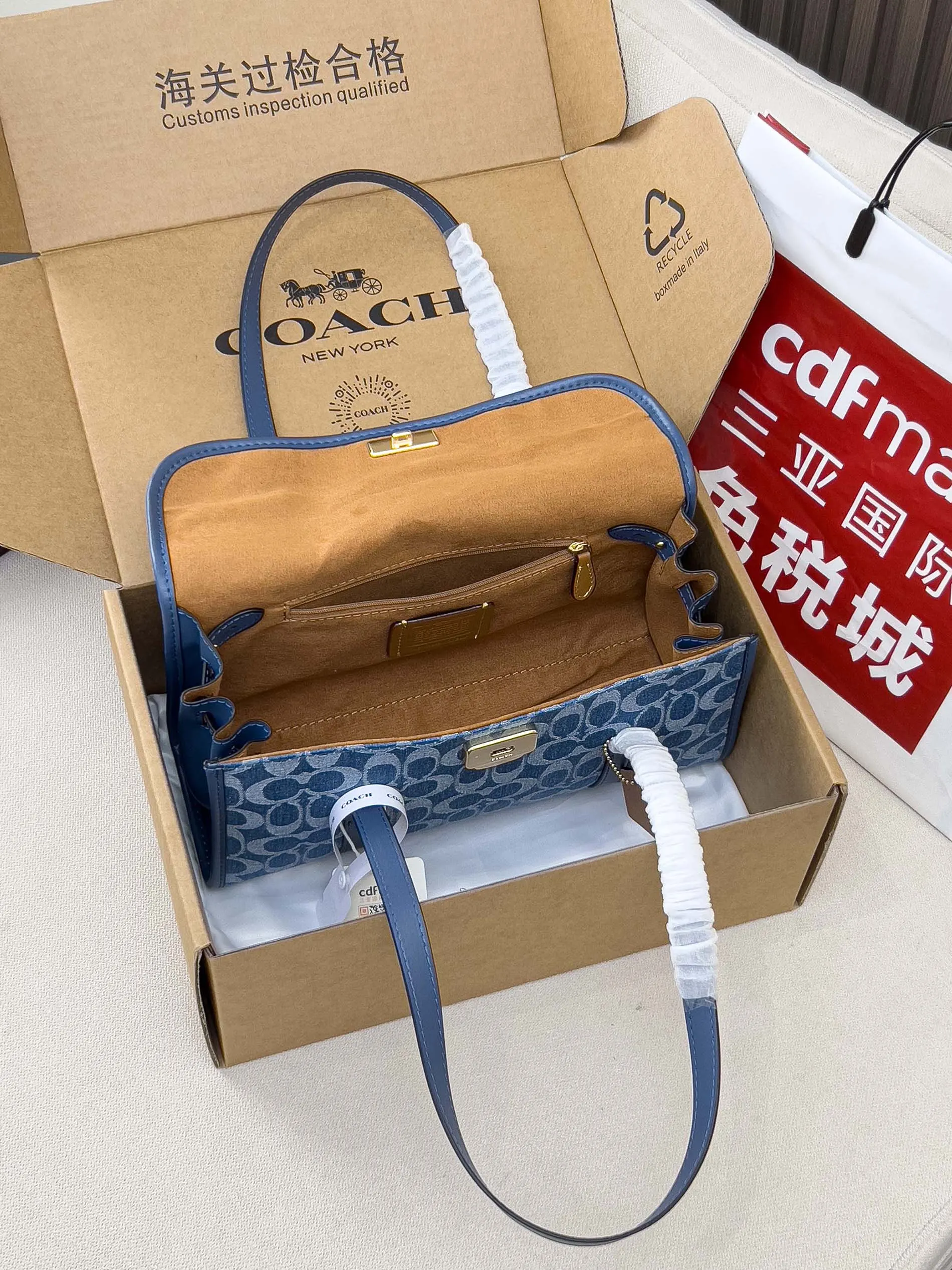 Coach 黑色 图片 黑武士Bridget手提腋下包 复古腋下背款