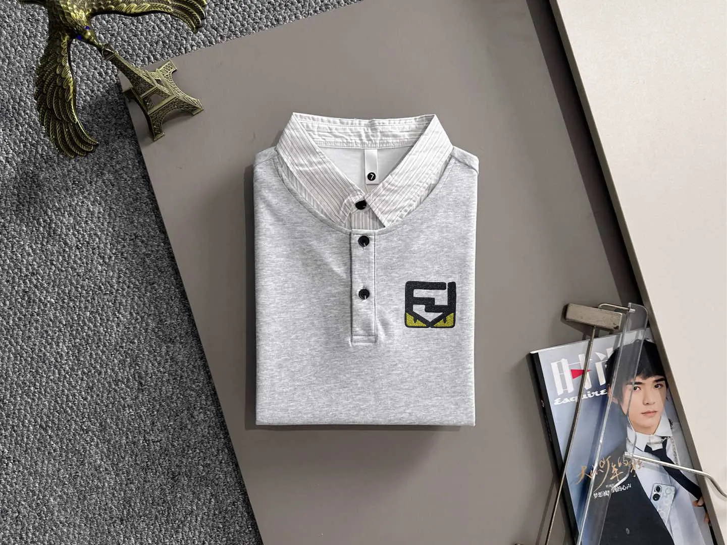 Fendi Embroidery Cotton Knitwear Textured Knit Image 2 Fendi Embroidery Cotton Knitwear Textured Knit Image 2