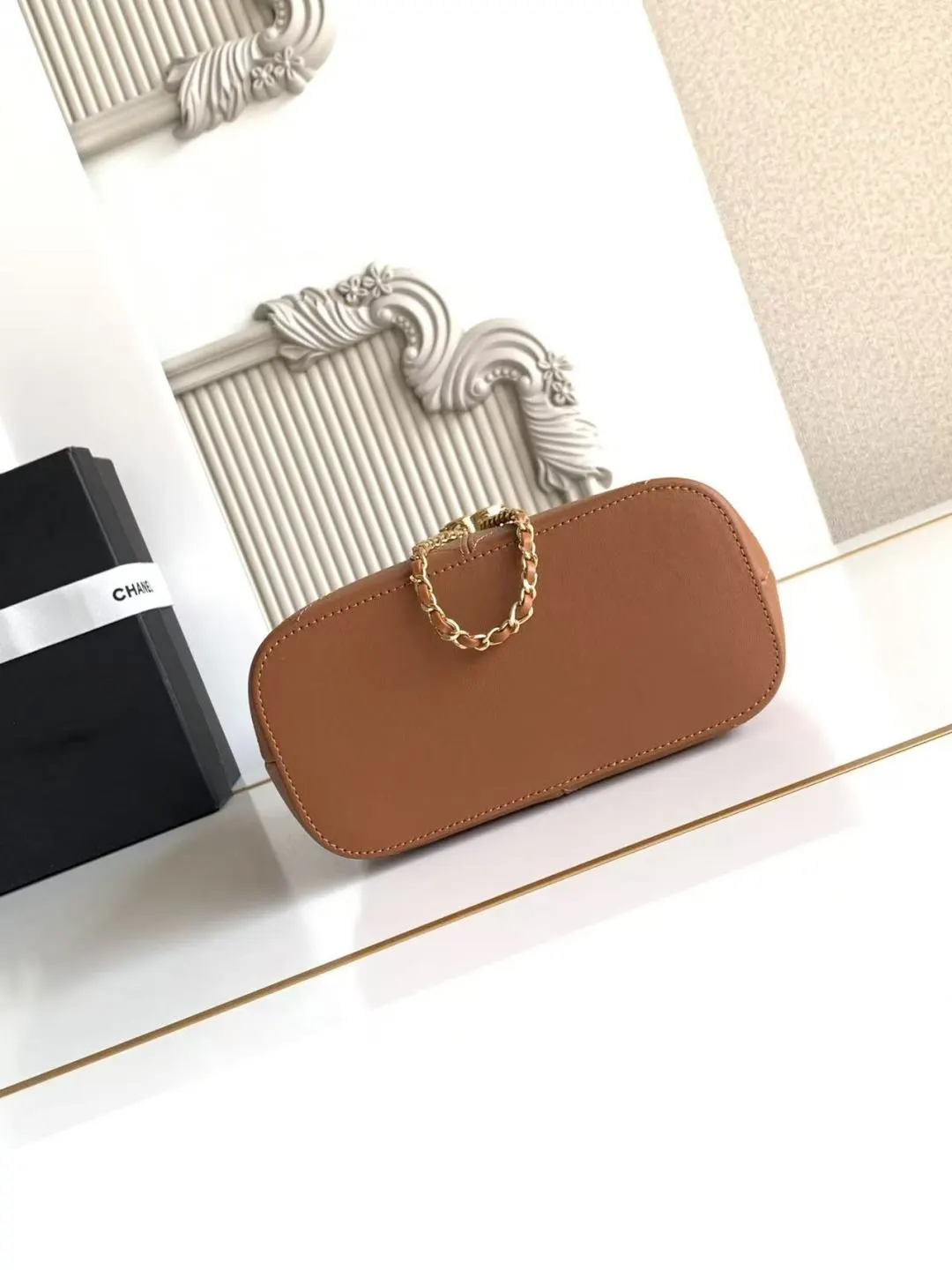 黑色 金色 皮革 鏈條包 精致鏈條款