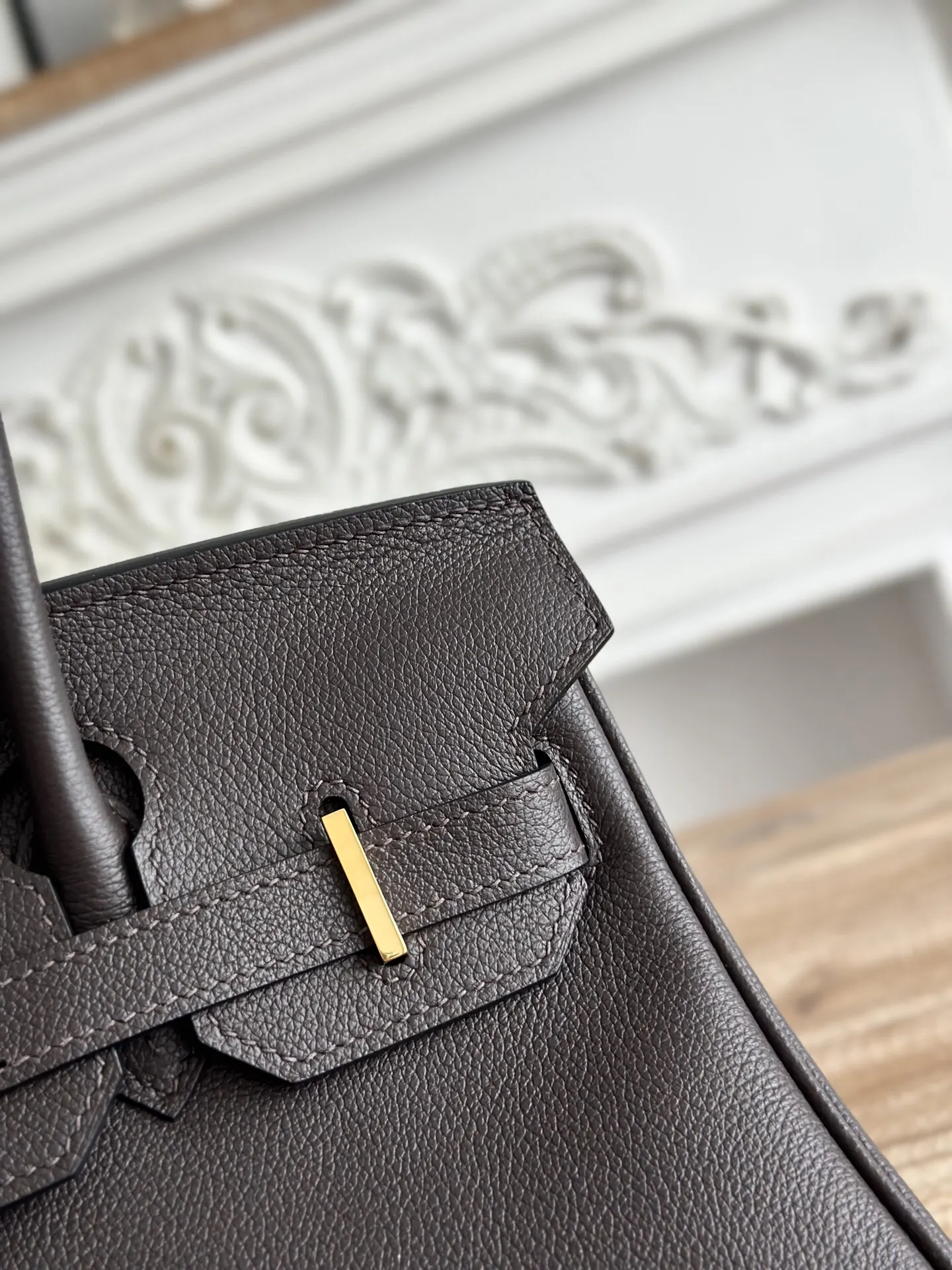 Hermès Birkin 乌木色 单肩包 29cm