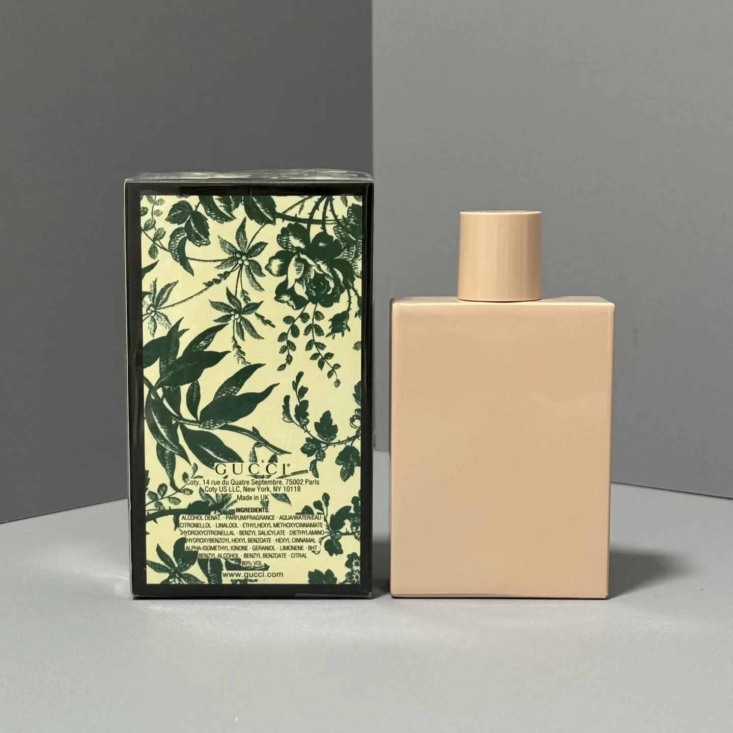 Gucci Bloom 花悦系列绿色花卉女士香水礼盒