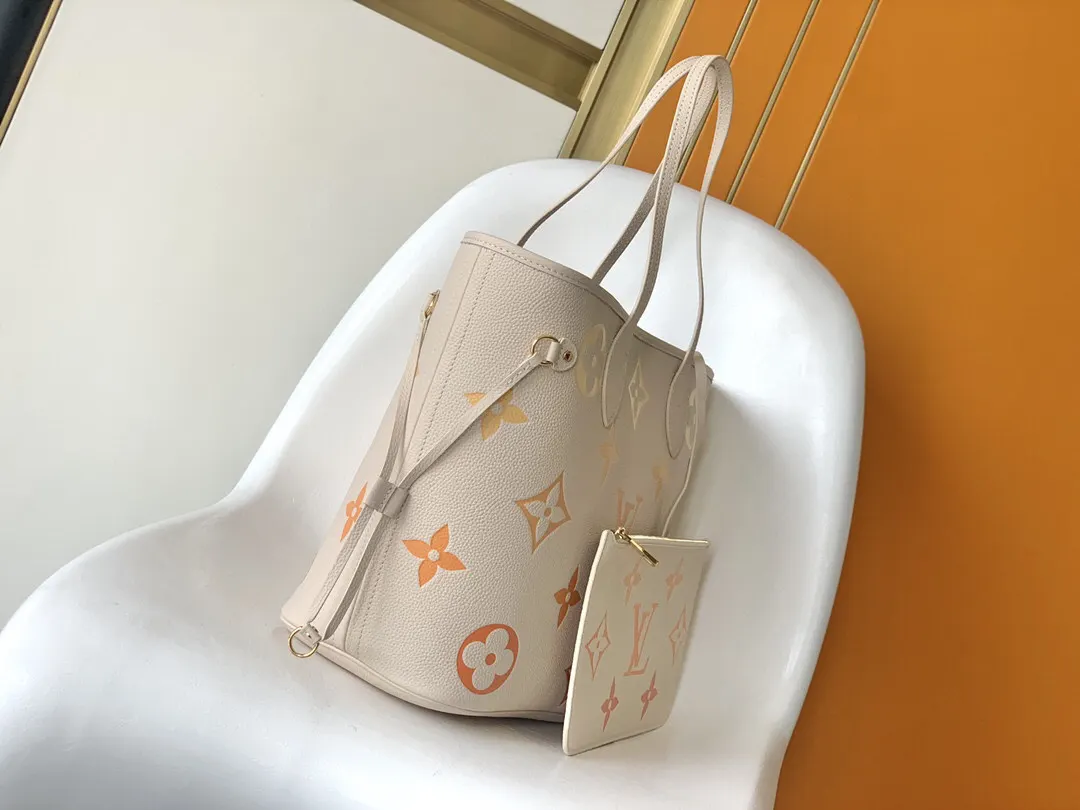 LV Neverfull 藍色 牛皮 托特包 大容量托特款