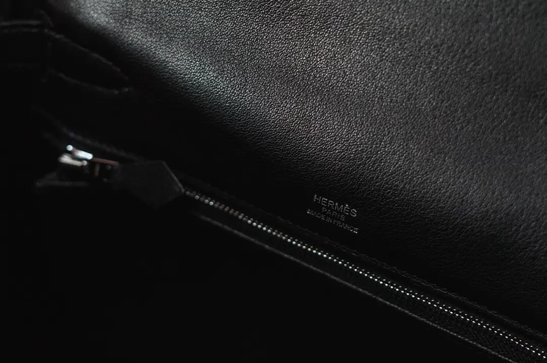 Hermès Kelly 帆布拼皮 手提包 28cm