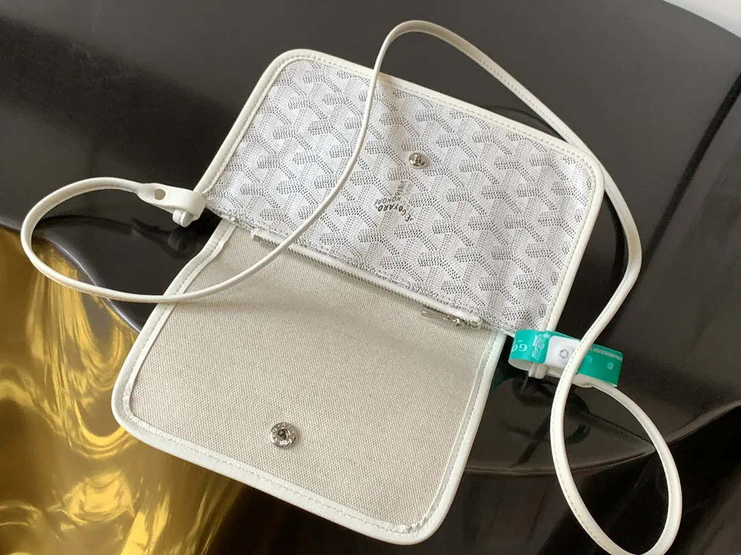 Goyard White Clutch Bag
