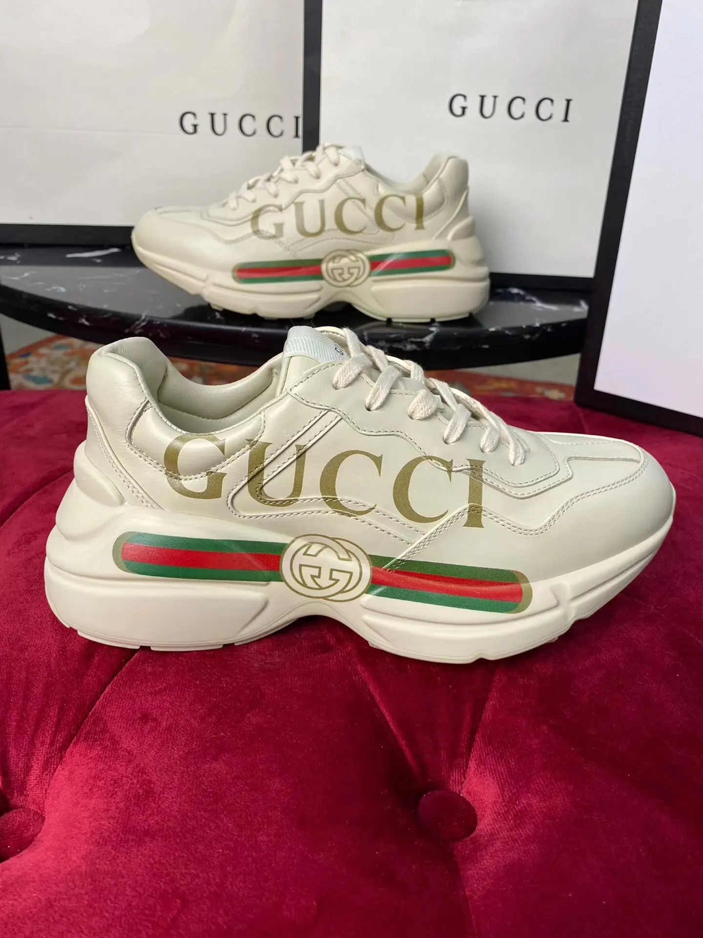 Gucci Logo休闲运动鞋