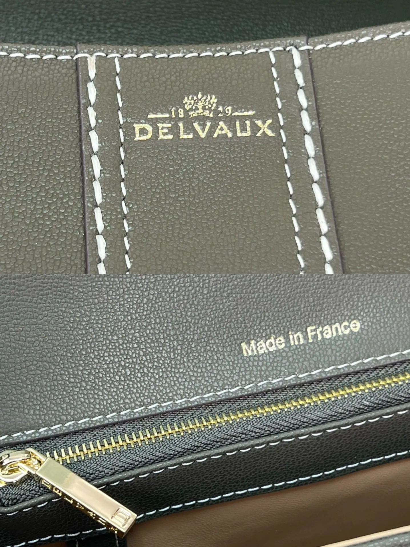 Delvaux 焦糖色 小牛皮 手提包 通勤手提款