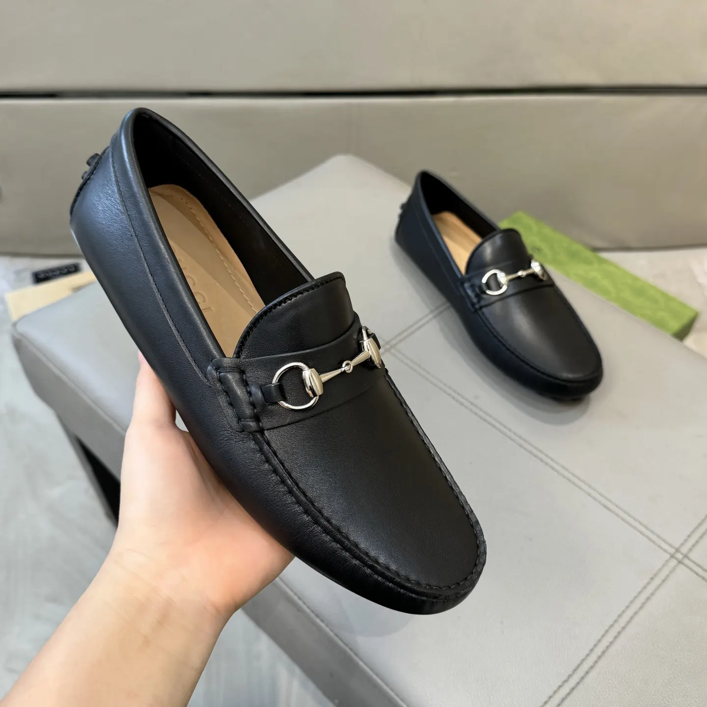 Gucci Logo休闲运动鞋 百搭款 黑色