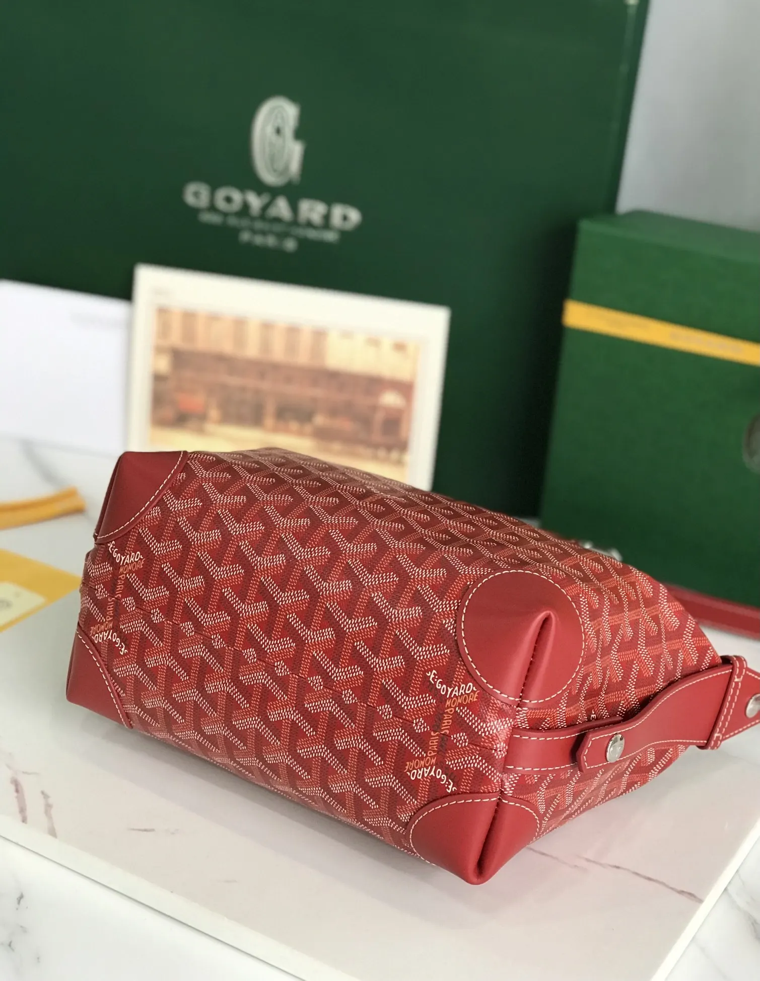 Goyard 戈雅 化妝包Boeing 化妝包收納袋 内里有 手拿包 精致手拿款