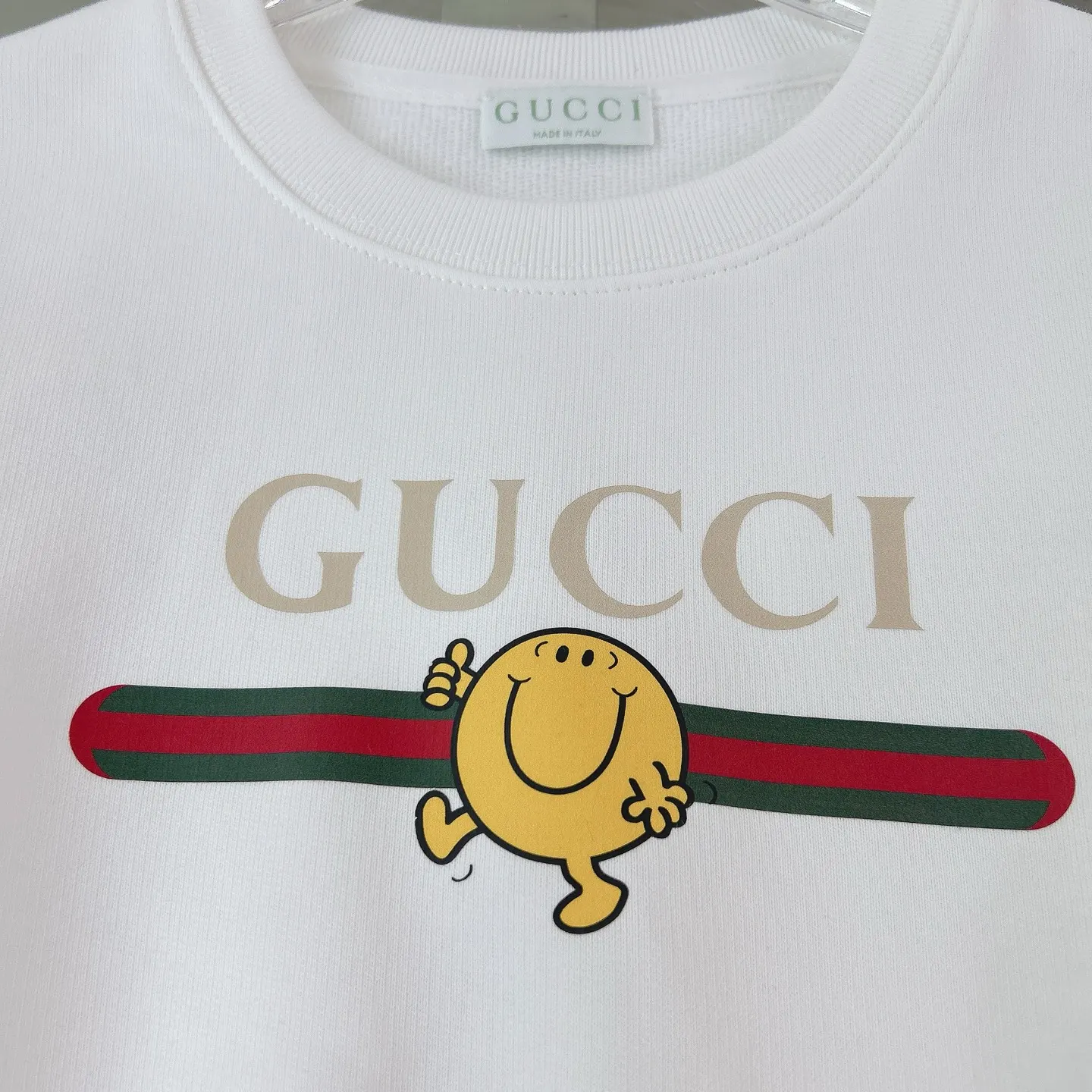 Gucci Logo印花圆领卫衣