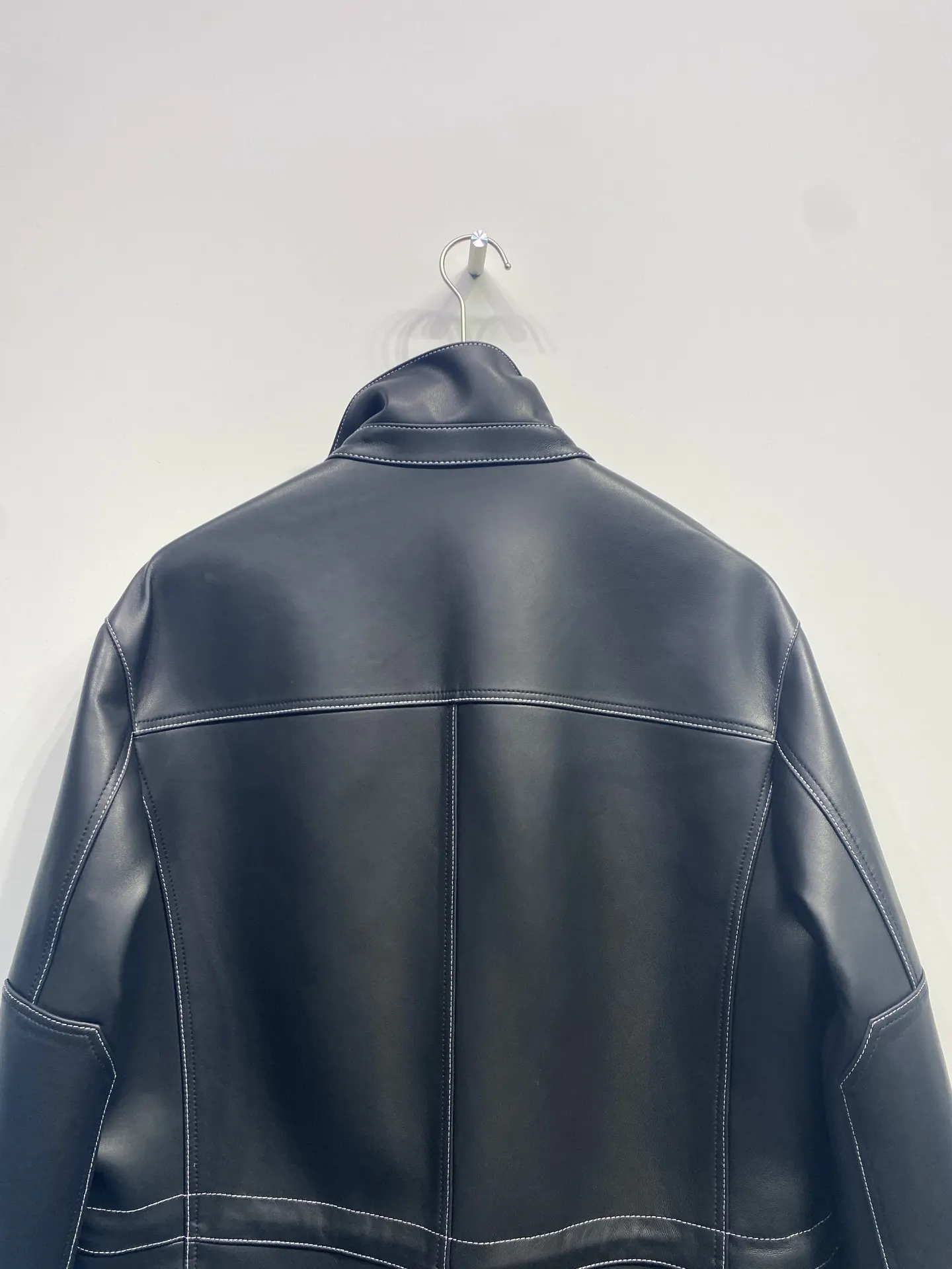 Hermès 白色 羊皮 外套 高级休闲