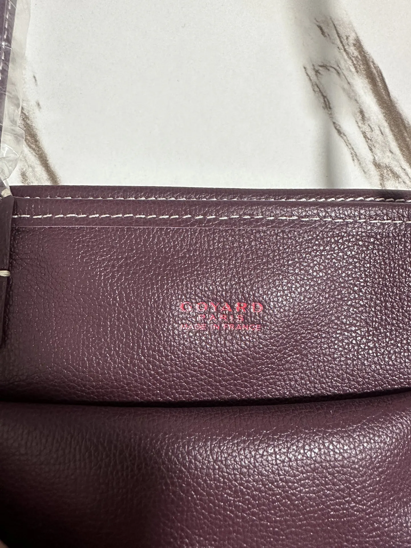 Goyard 红色 酒红 小牛皮 托特包 大容量托特款