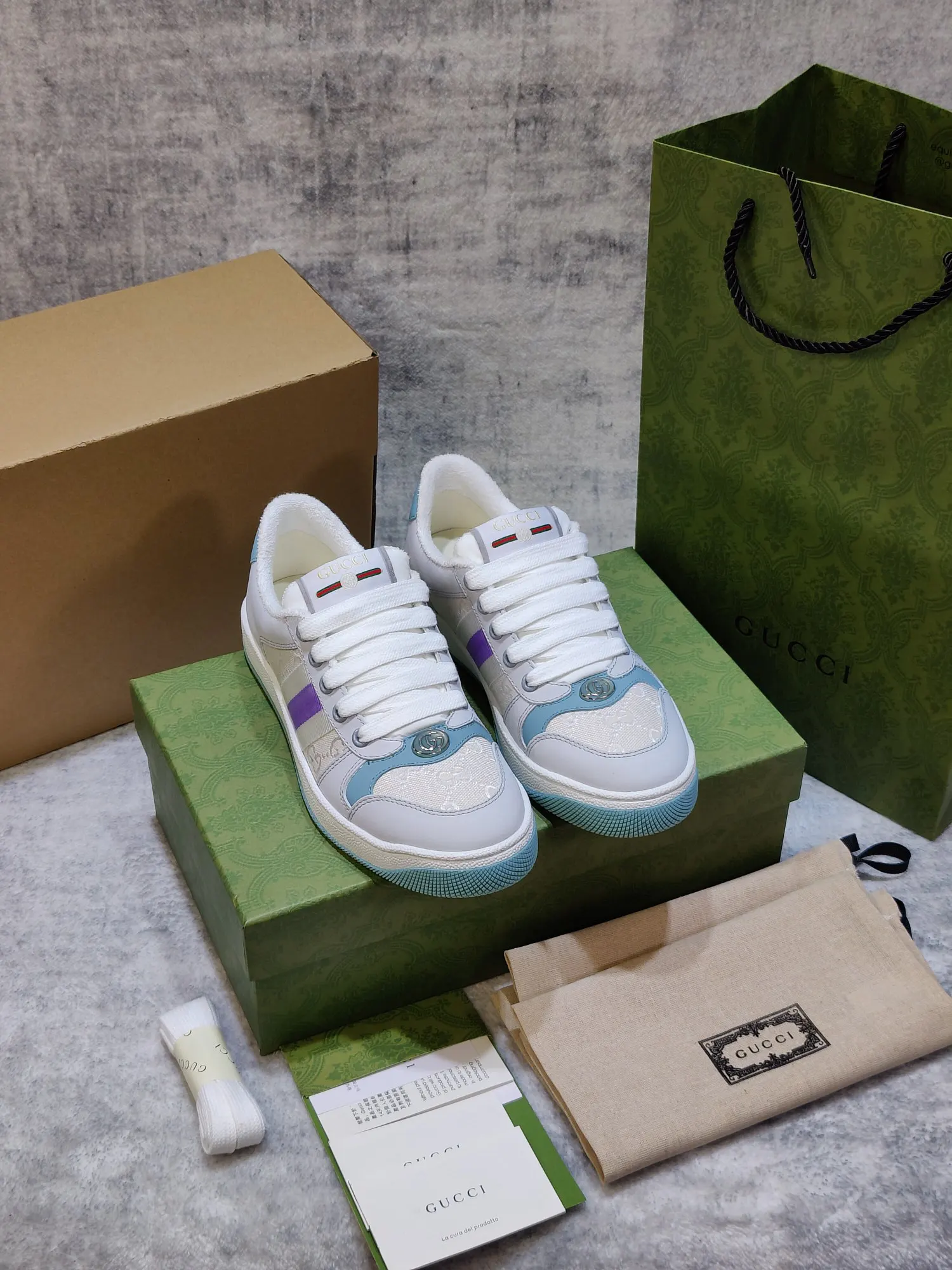 Gucci Logo休閒運動鞋