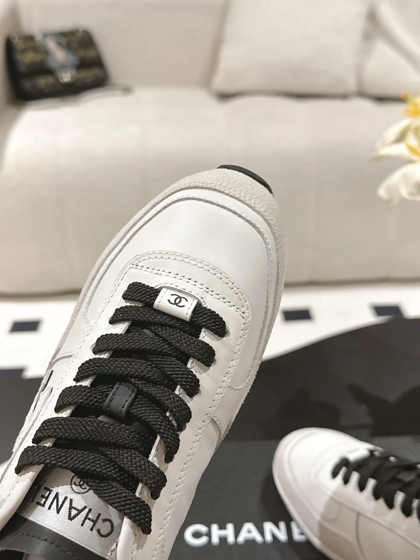 Chanel Sheepskin Shoes Sneakers Image 5 Chanel Sheepskin Shoes Sneakers Image 5
