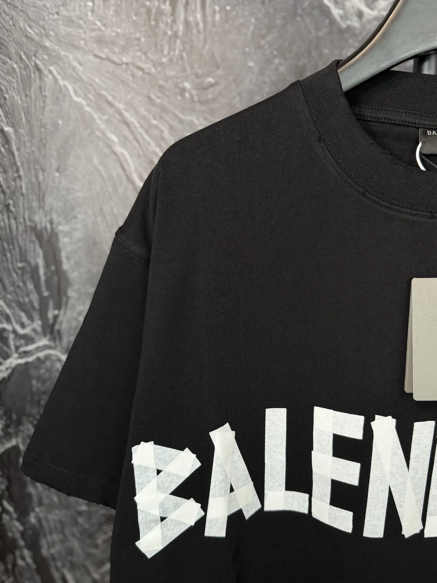 Balenciaga Black Short Sleeve T-Shirt Street