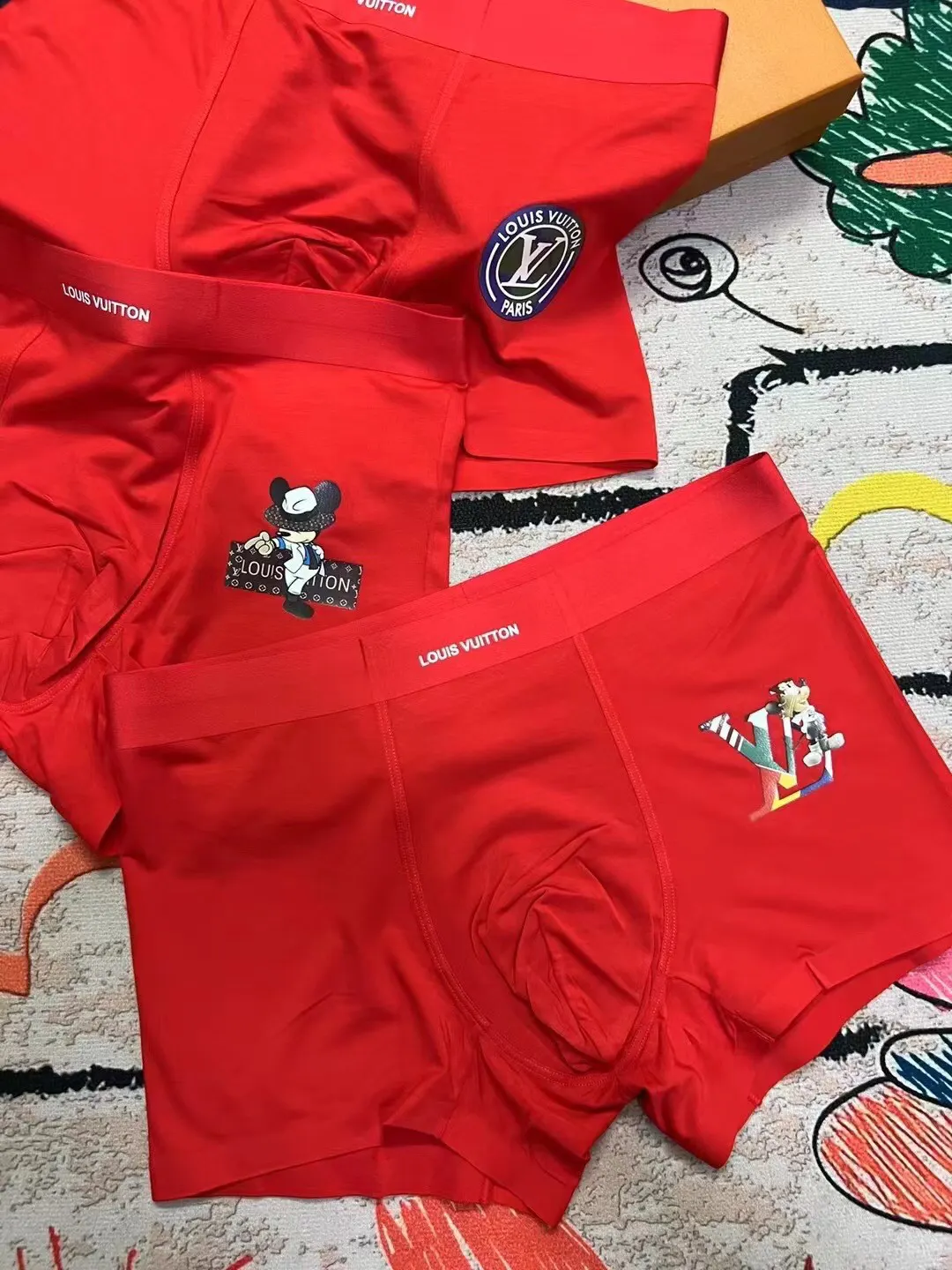 LV Red Shorts Image 5 LV Red Shorts Image 5