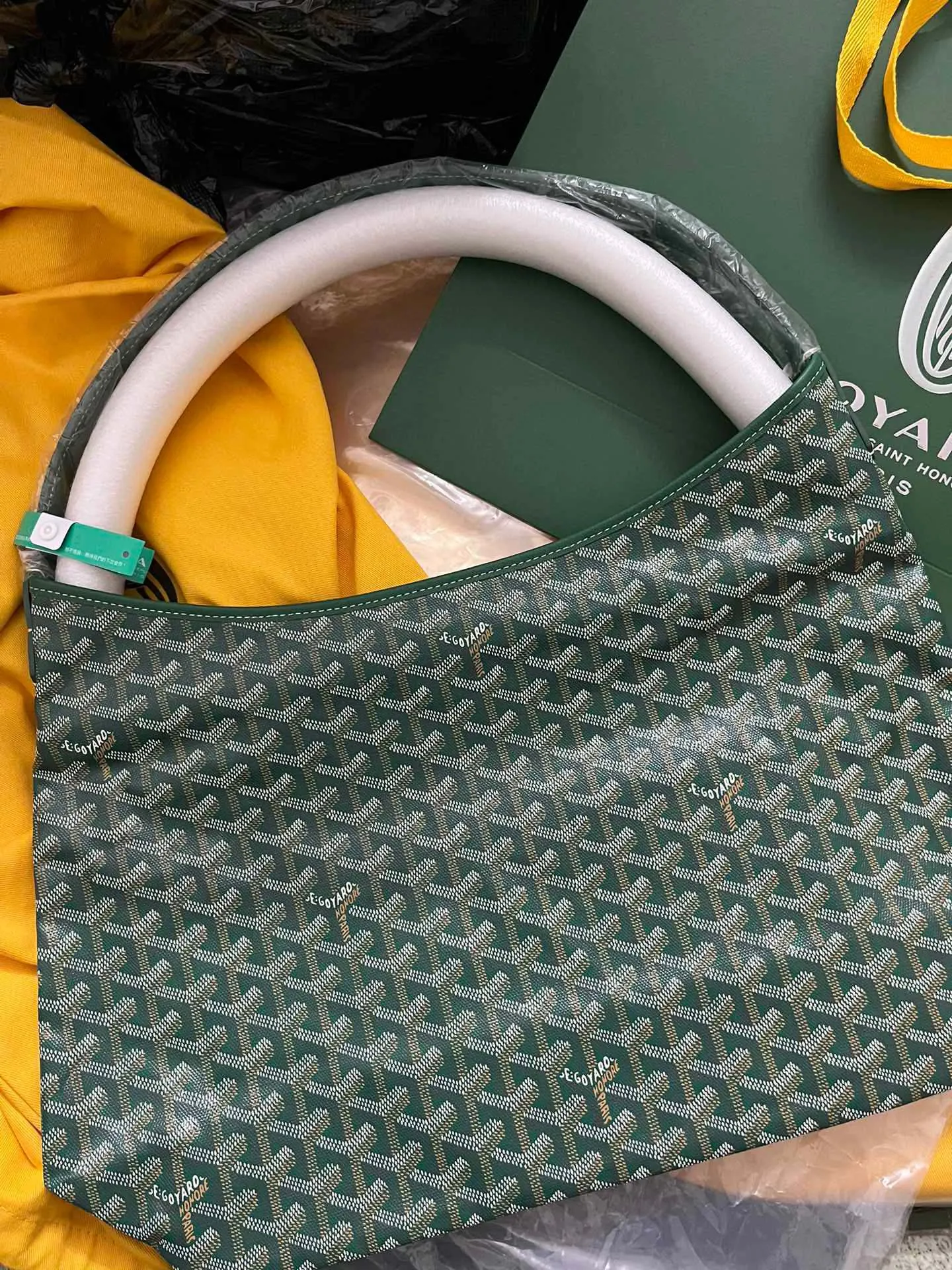 Goyard Hobo 綠色 腋下包 復古腋下背款