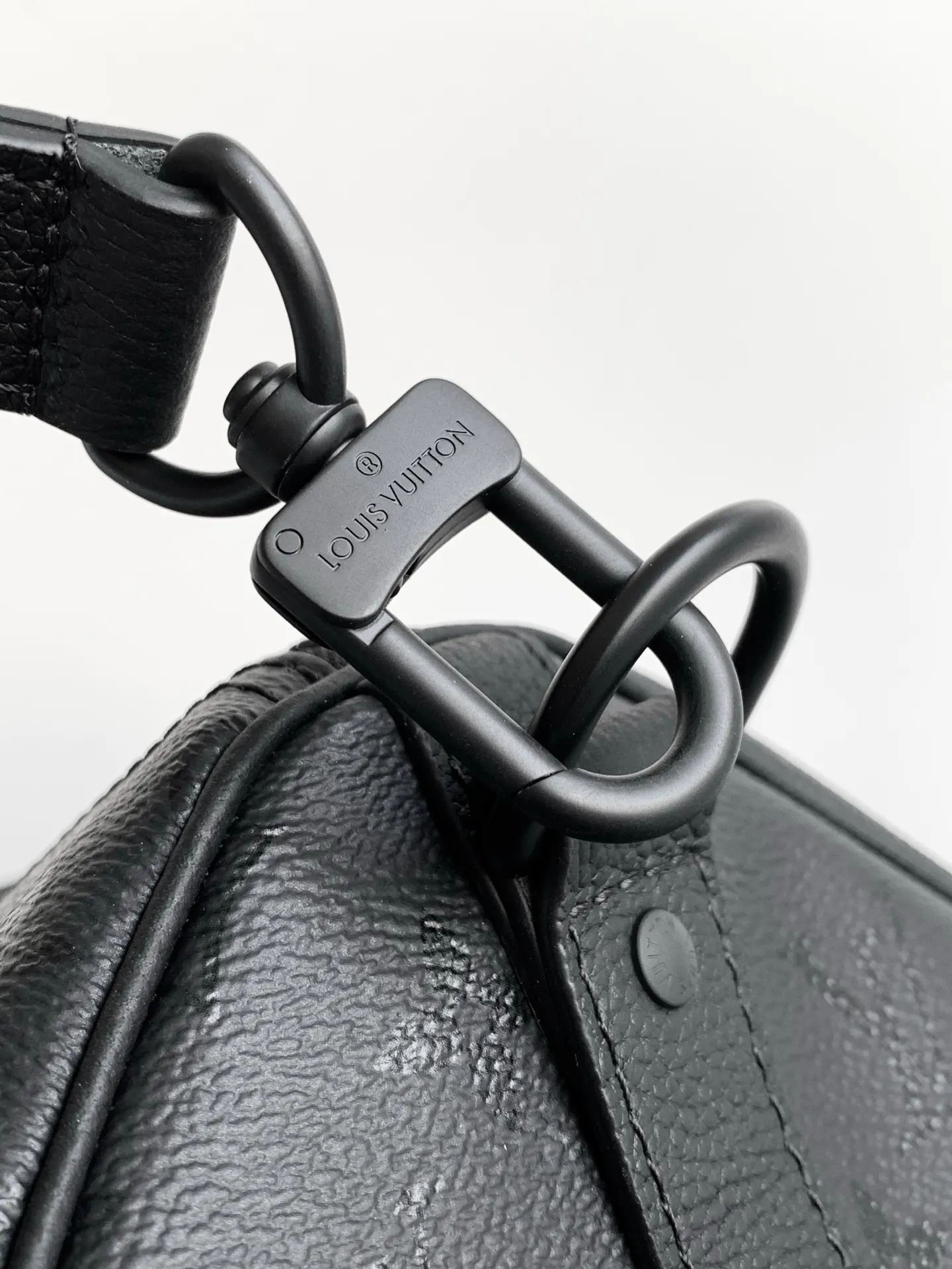 LV Black Embossed Travel Bag Image 6 LV Black Embossed Travel Bag Image 6