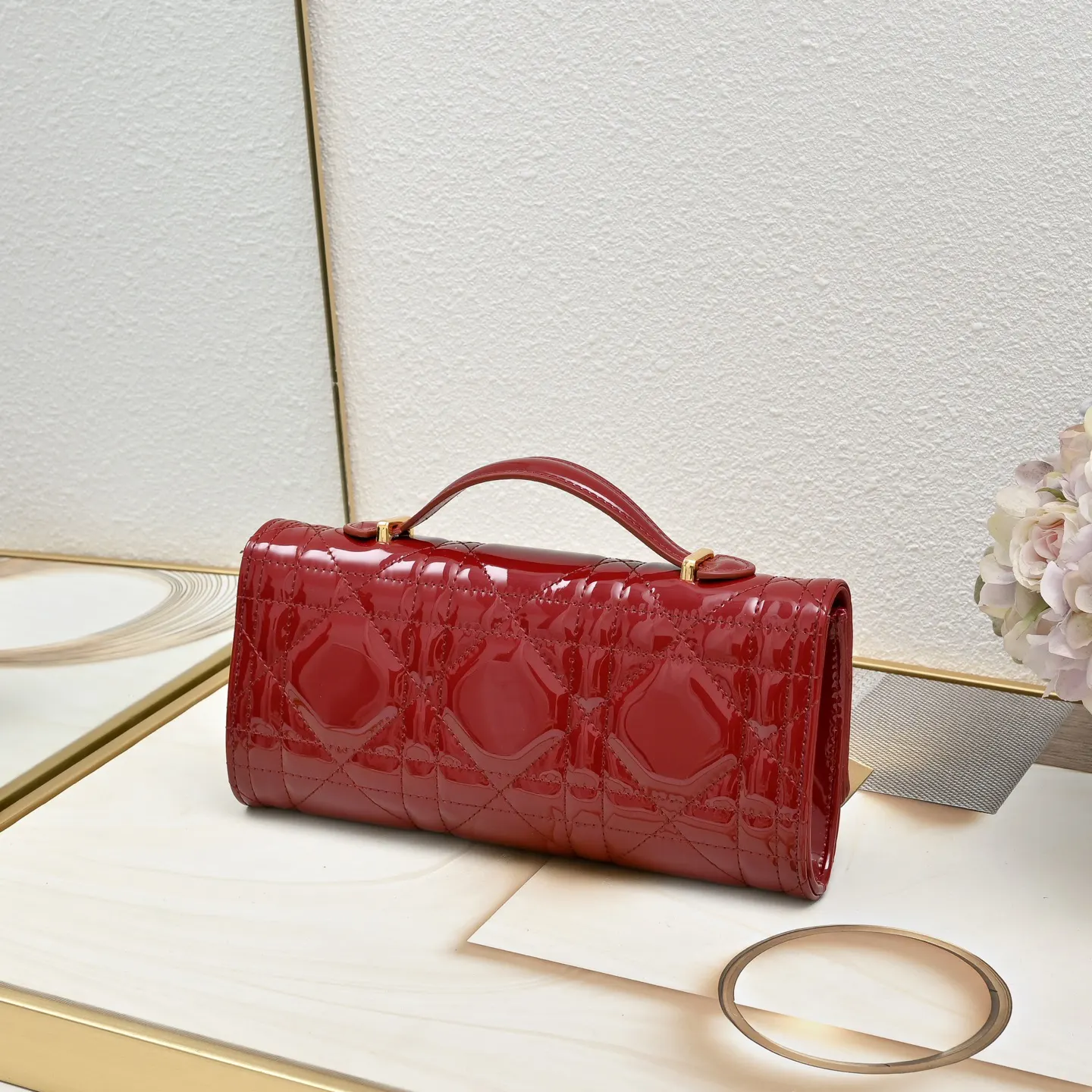 Gold Clutch Bag