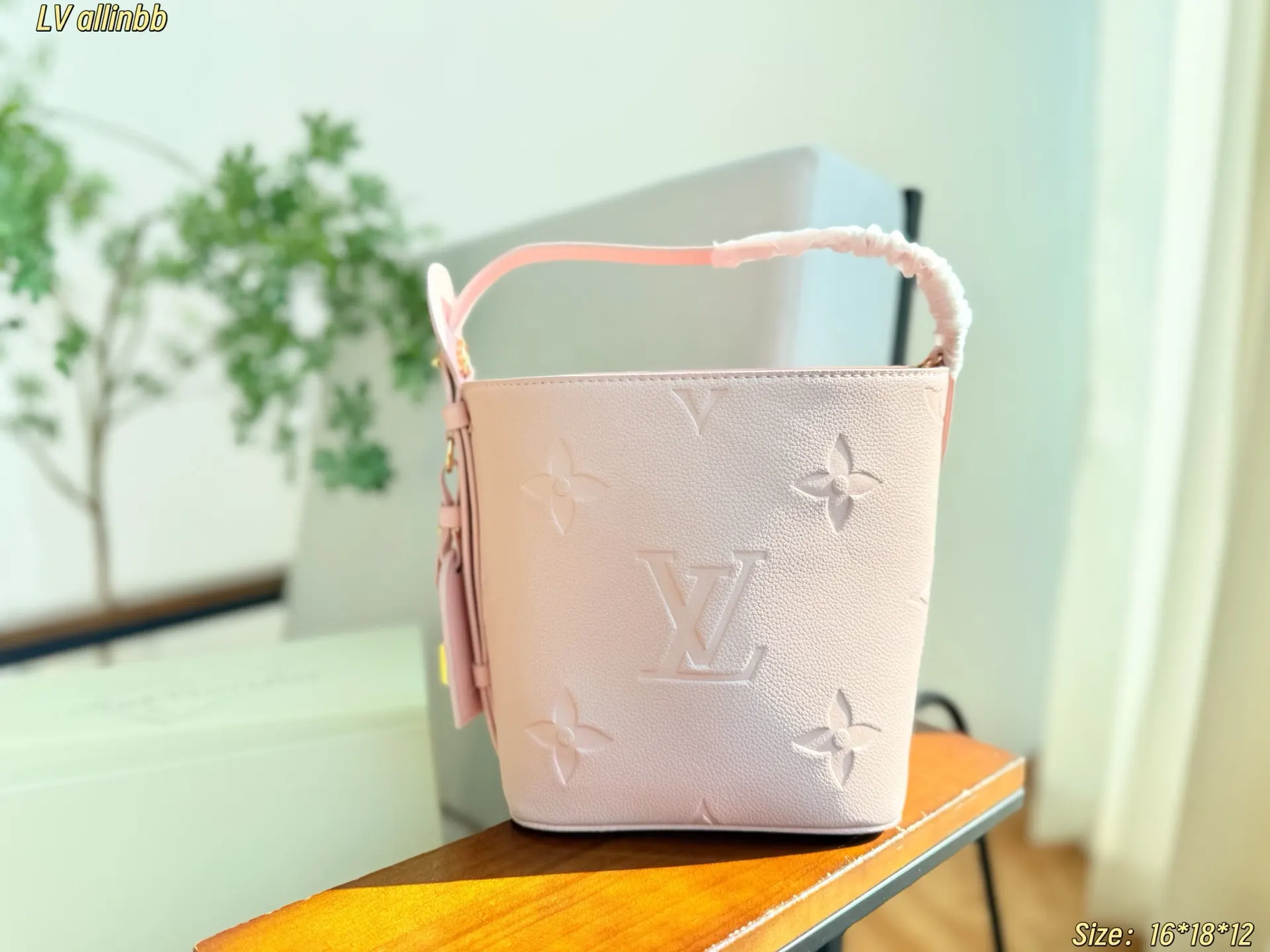 Louis Vuitton Pink Bucket Bag Casual