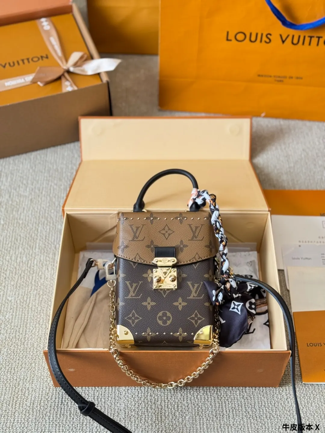 牛皮 包 Box包 喜 斜背包 輕便斜挎款
