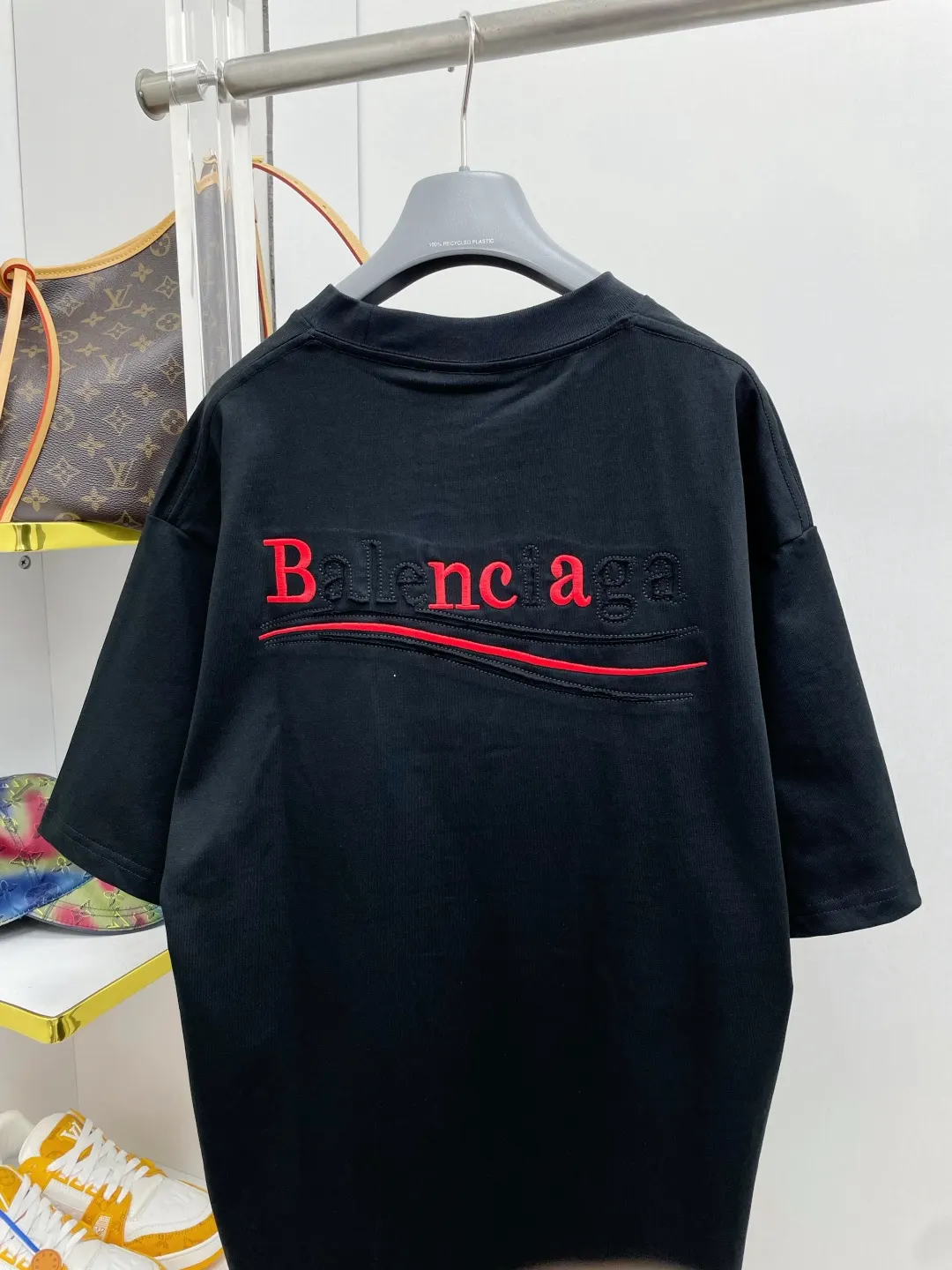Balenciaga 26SS Logo 字母 短袖T恤