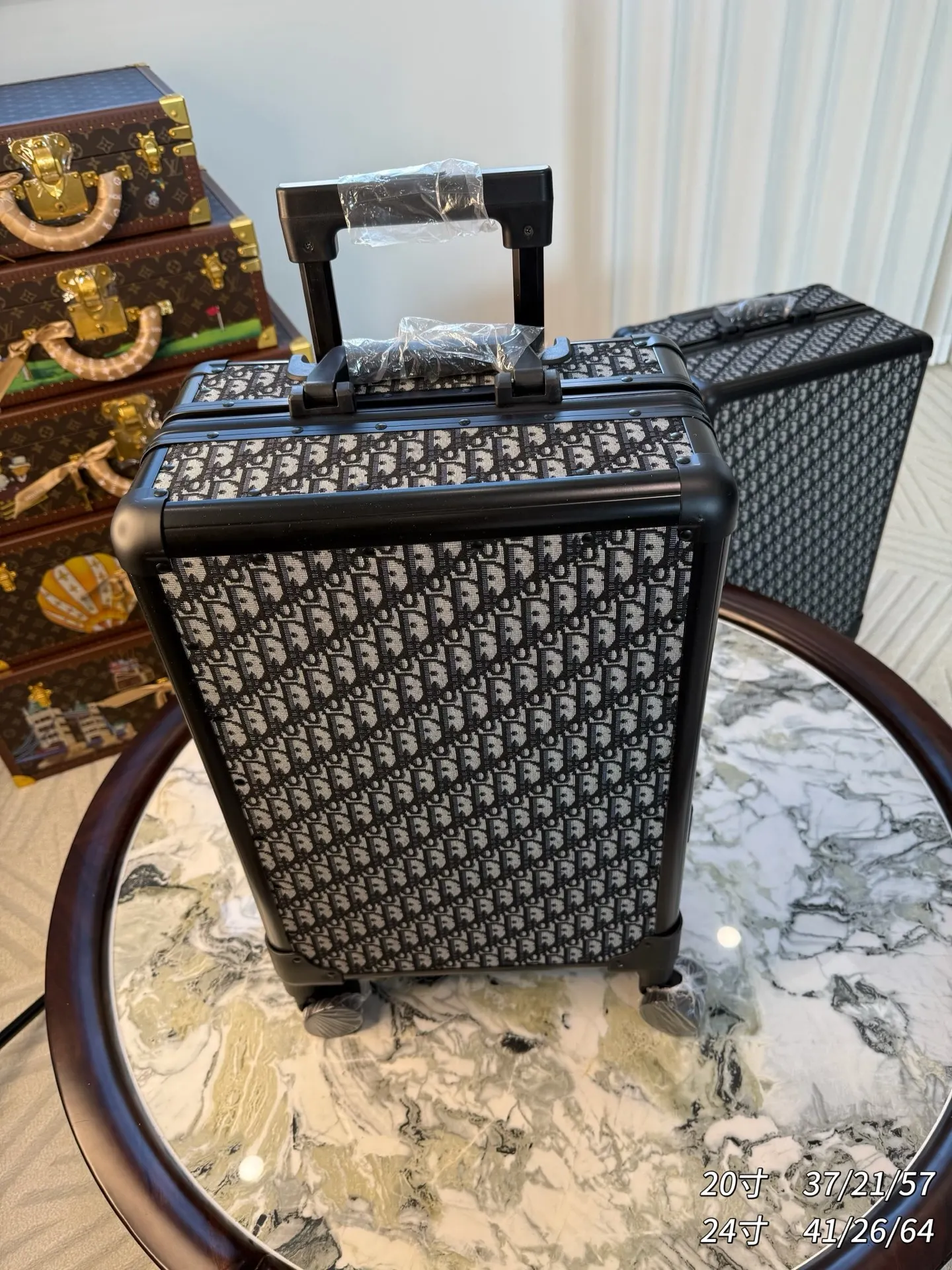 Dior 老花 经典老花 料铝框 耐看结实 行李箱 旅行拉杆款 轻便出行款