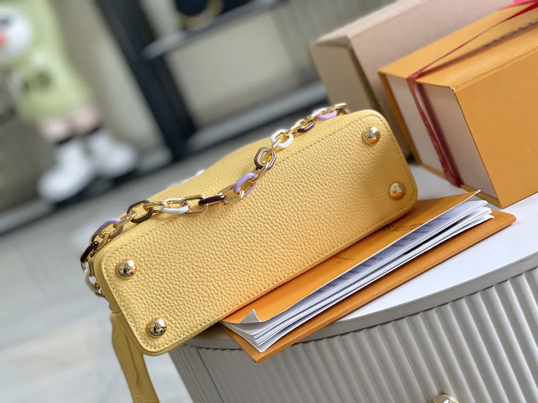 Yellow Chain Bag