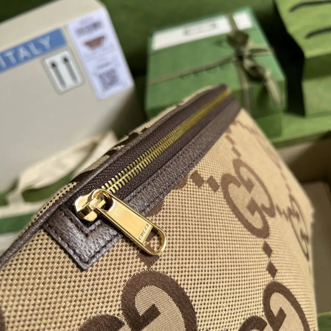 Brown Belt Bag Casual Canvas