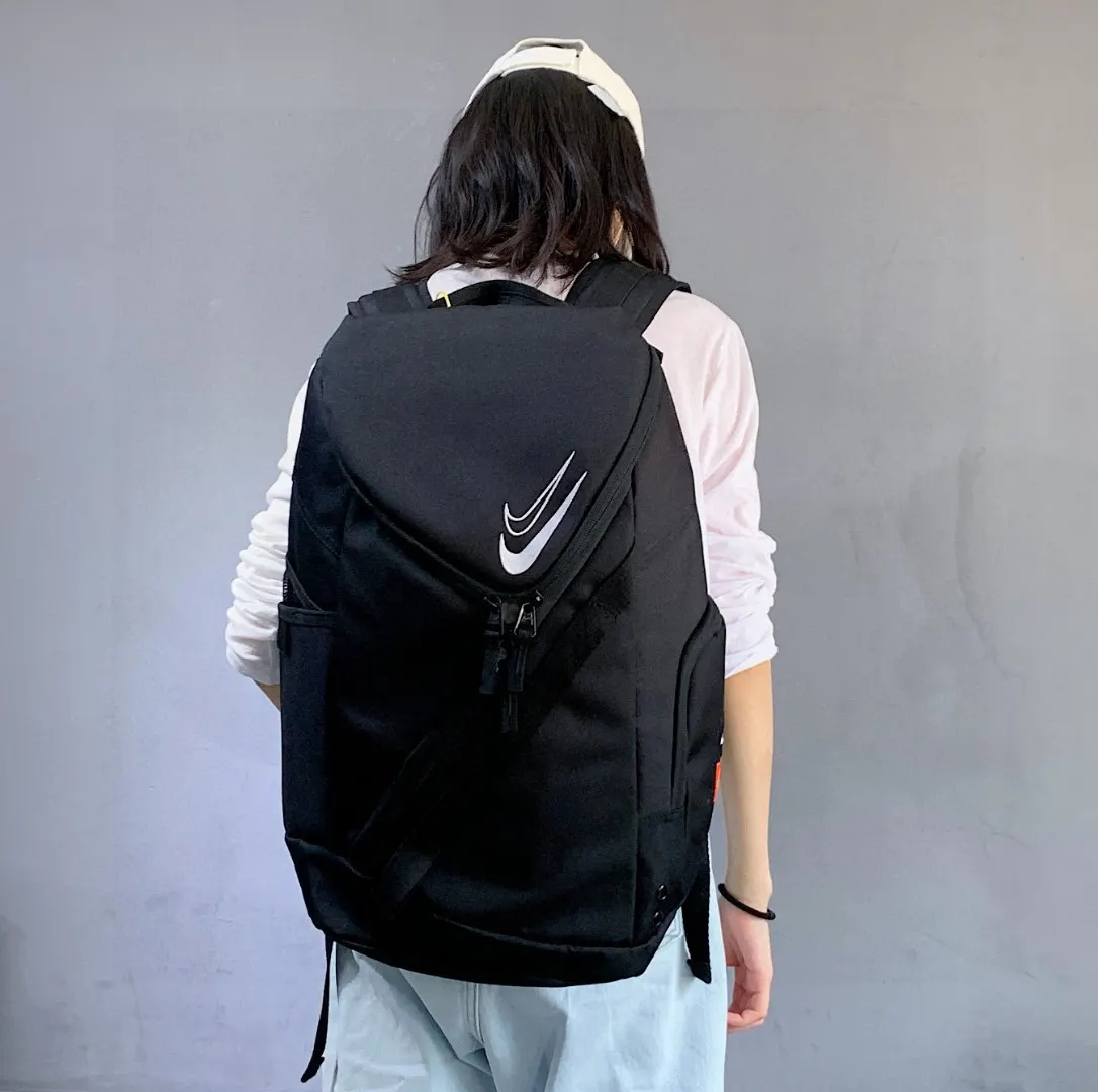 黑色 白色 Nike耐克杜兰特双勾刺绣大容量篮球包男女同款 双肩包 实用双肩款