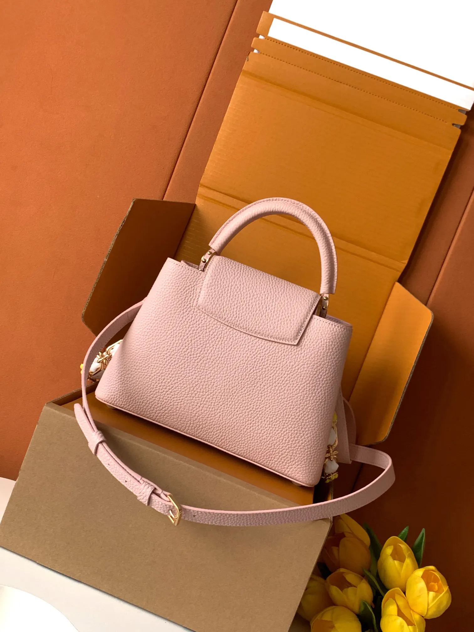 LV 粉色毛绒链条包 迷你手提款｜ORBUYBAG 岚奢包高端时尚精品