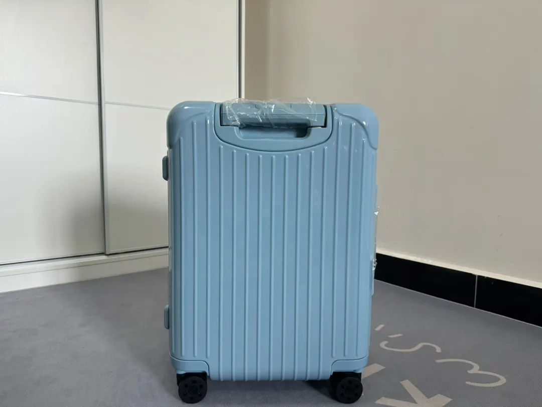 Black White Suitcase Travel Lightweight