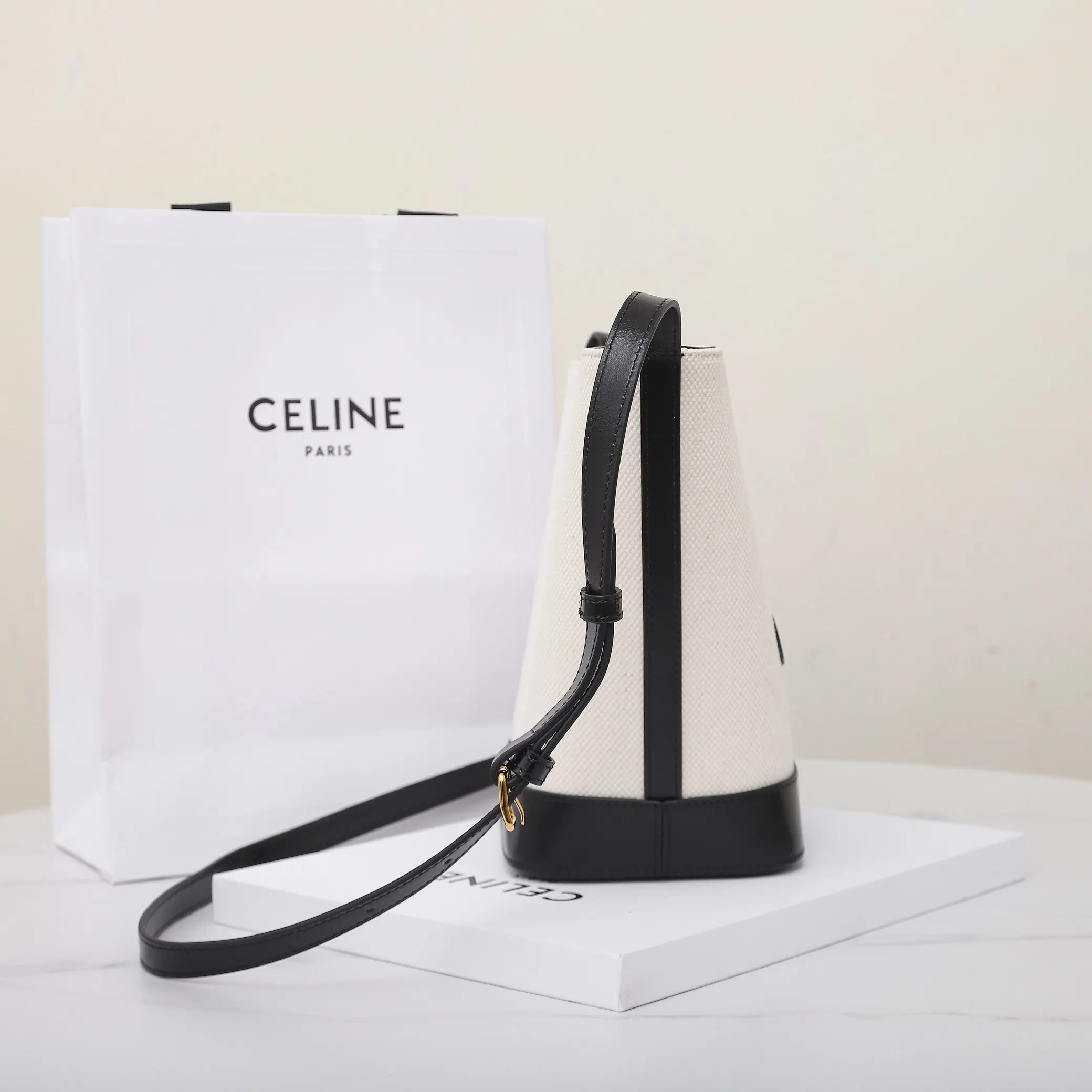 Bucket Bag Casual Leather