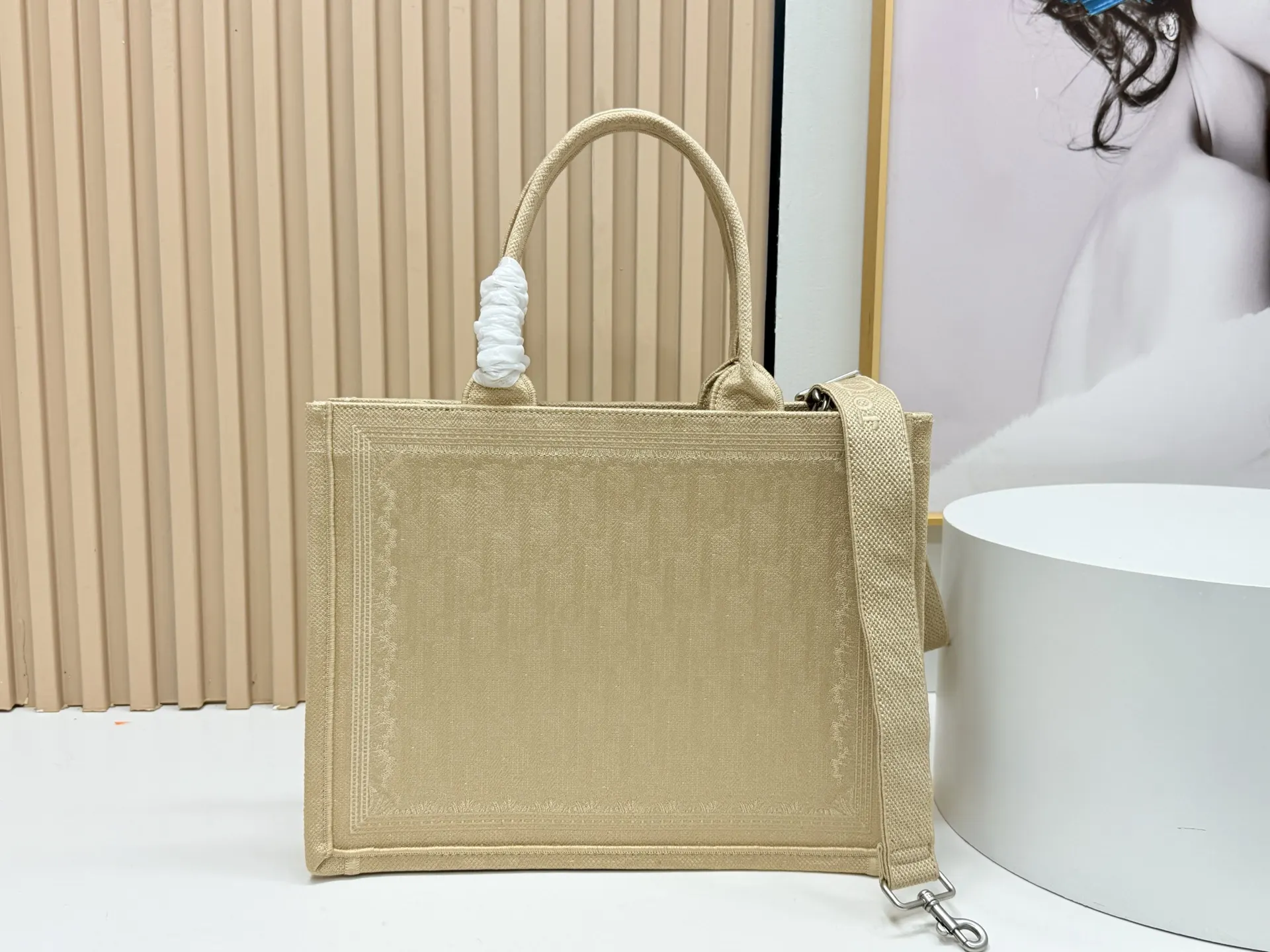 Dior Book Tote 白色 刺绣 托特包