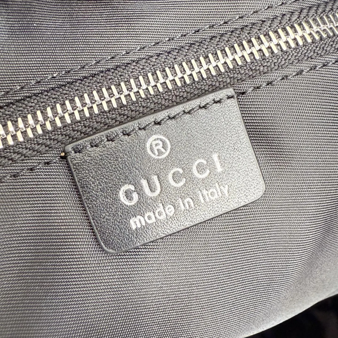 Gucci Black Silver Briefcase Business Commuter Leather