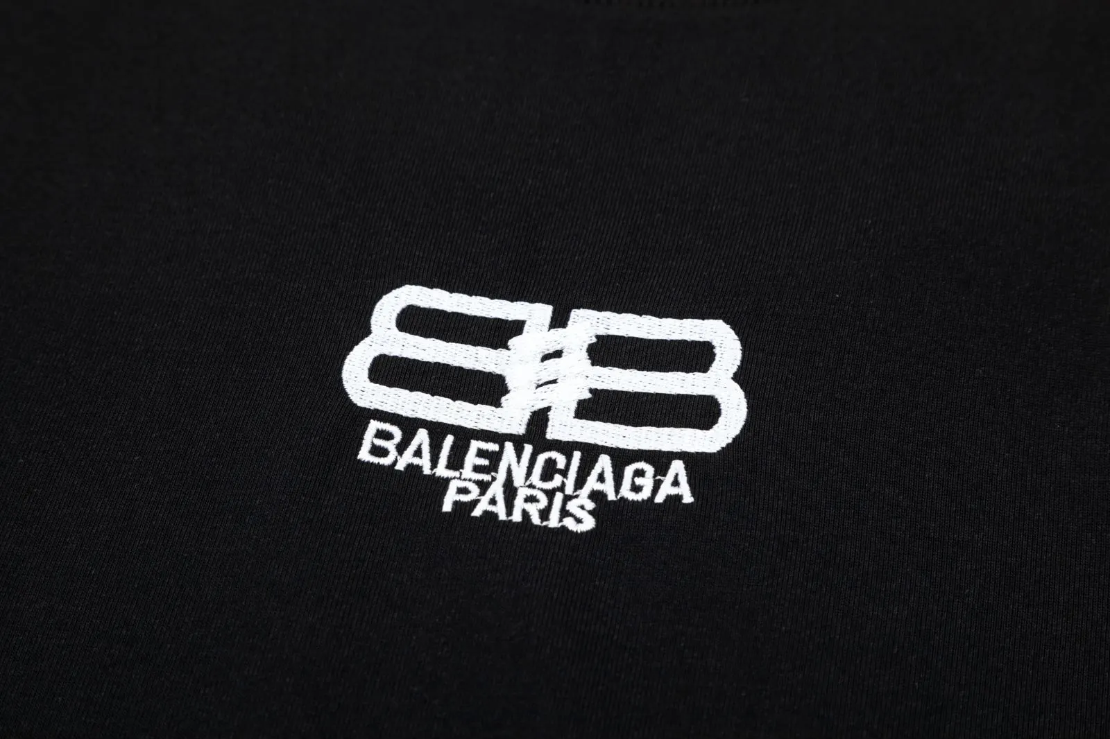 Balenciaga 黑色 Logo 短袖T恤