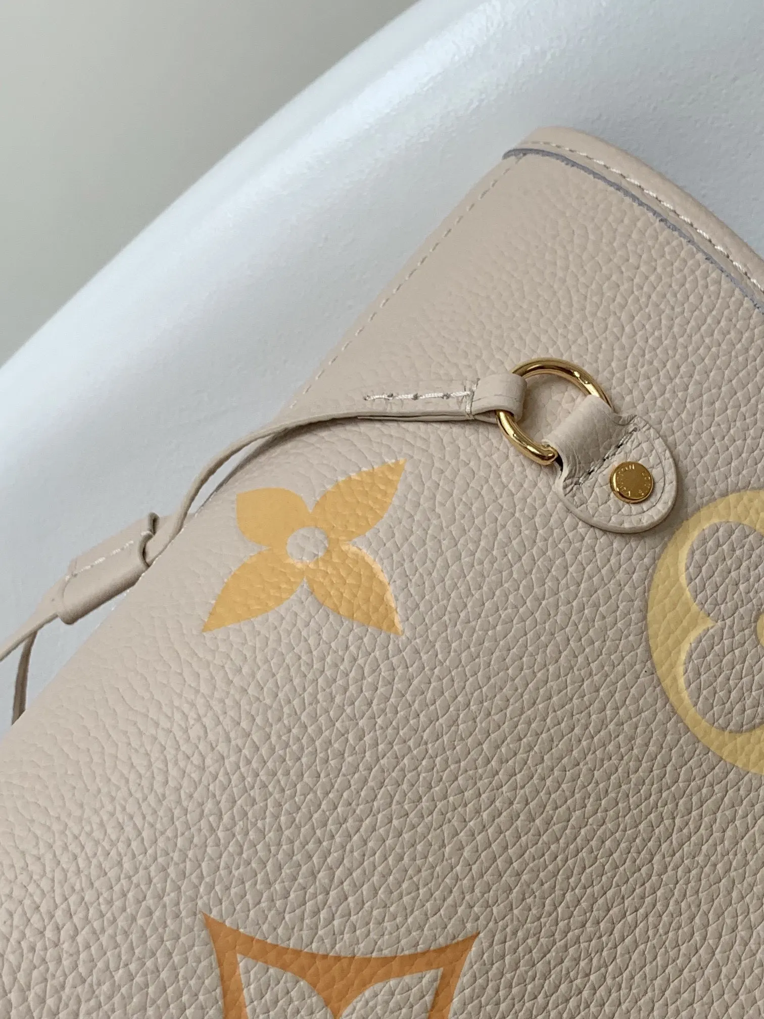 LV Neverfull 蓝色 牛皮 托特包 大容量托特款