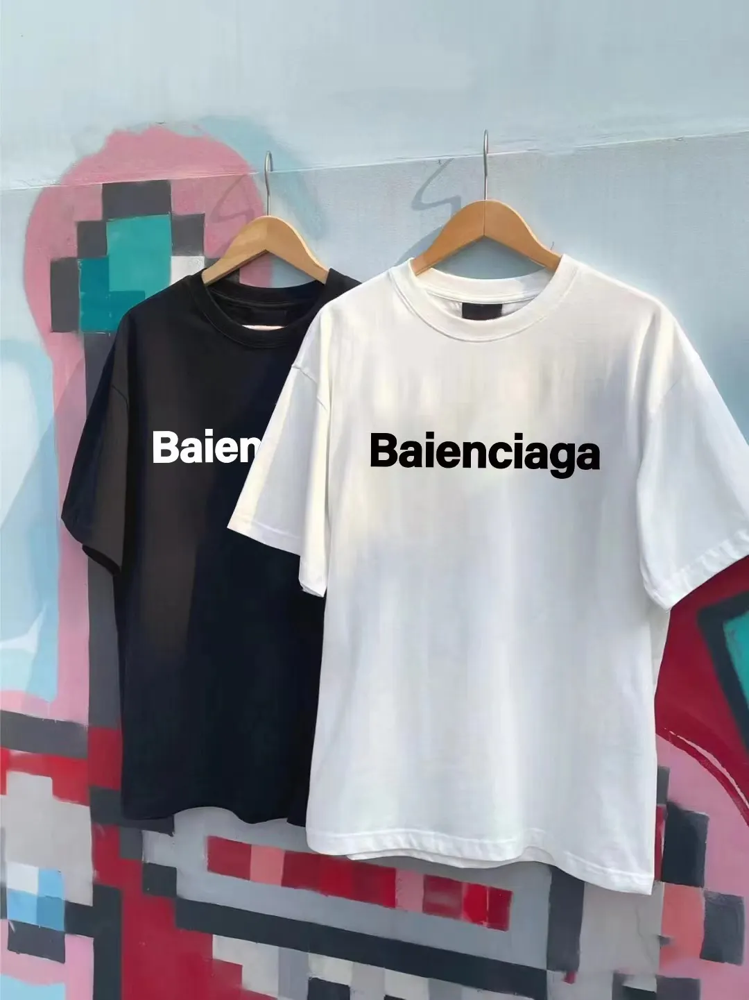 Balenciaga Letter Embroidery Short Sleeve T-Shirt Street
