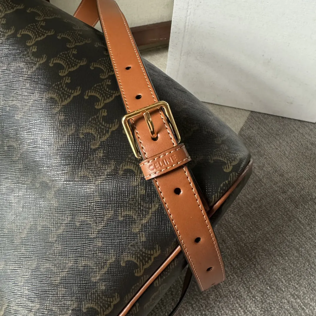 Gold Backpack Leather